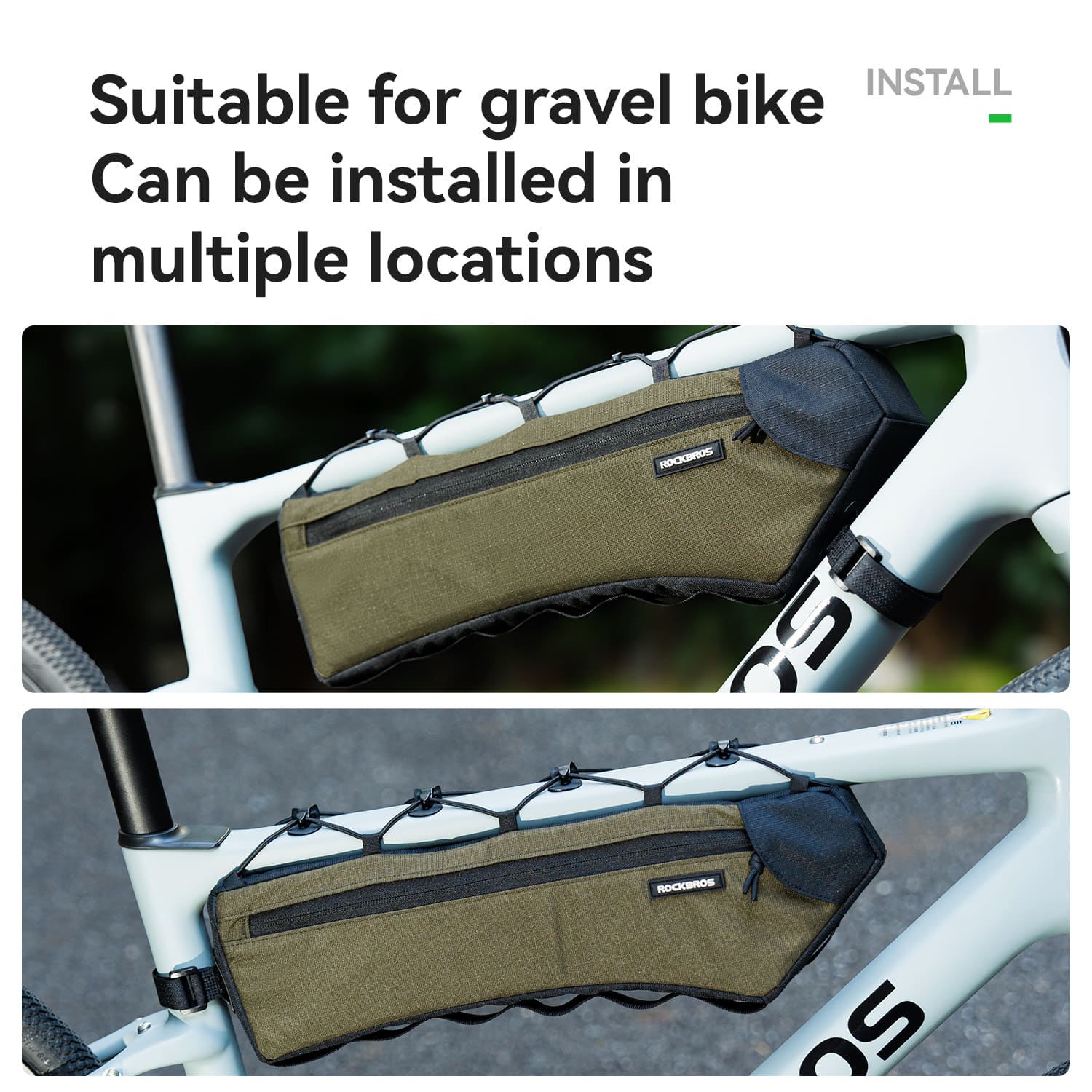 Large Capacity Bike Triangle Bag - 1.9L - OVERLANDERS Outfitter