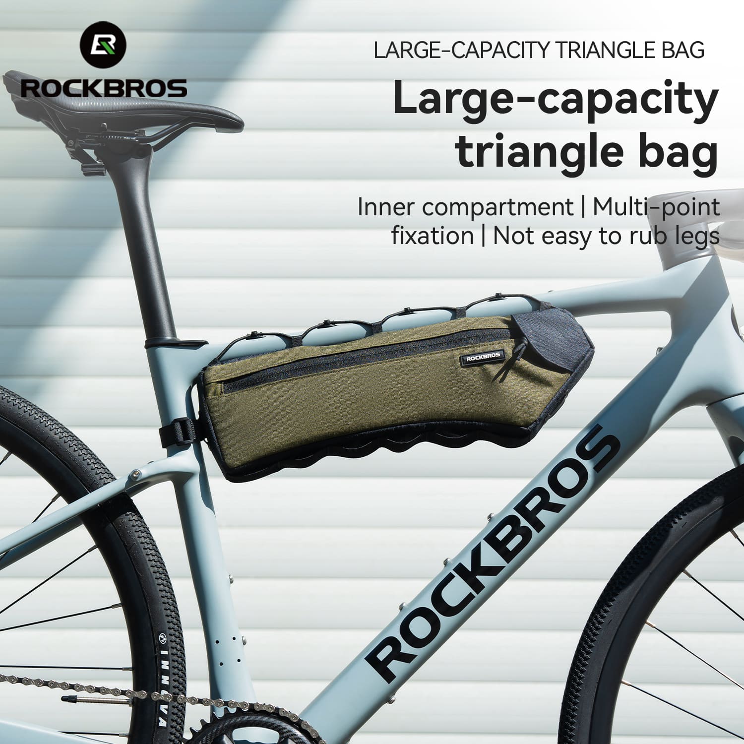 Large Capacity Bike Triangle Bag - 1.9L - OVERLANDERS Outfitter