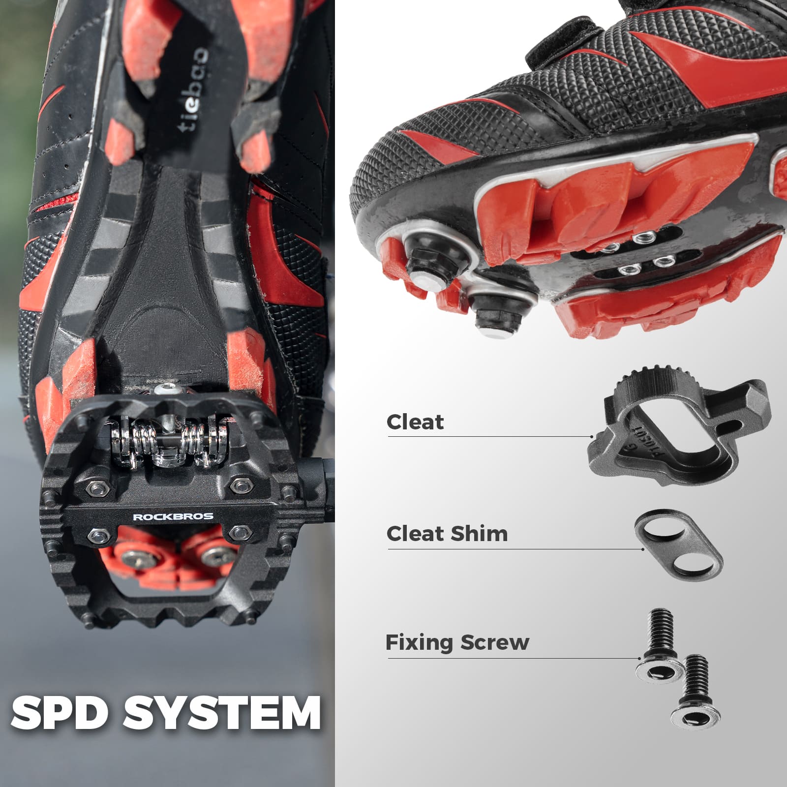 Lightweight Nylon Half-Clip Flat Bike Pedals - OVERLANDERS Outfitter