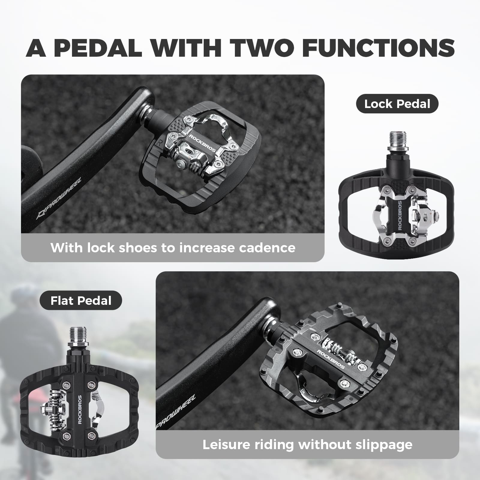 Lightweight Nylon Half-Clip Flat Bike Pedals - OVERLANDERS Outfitter