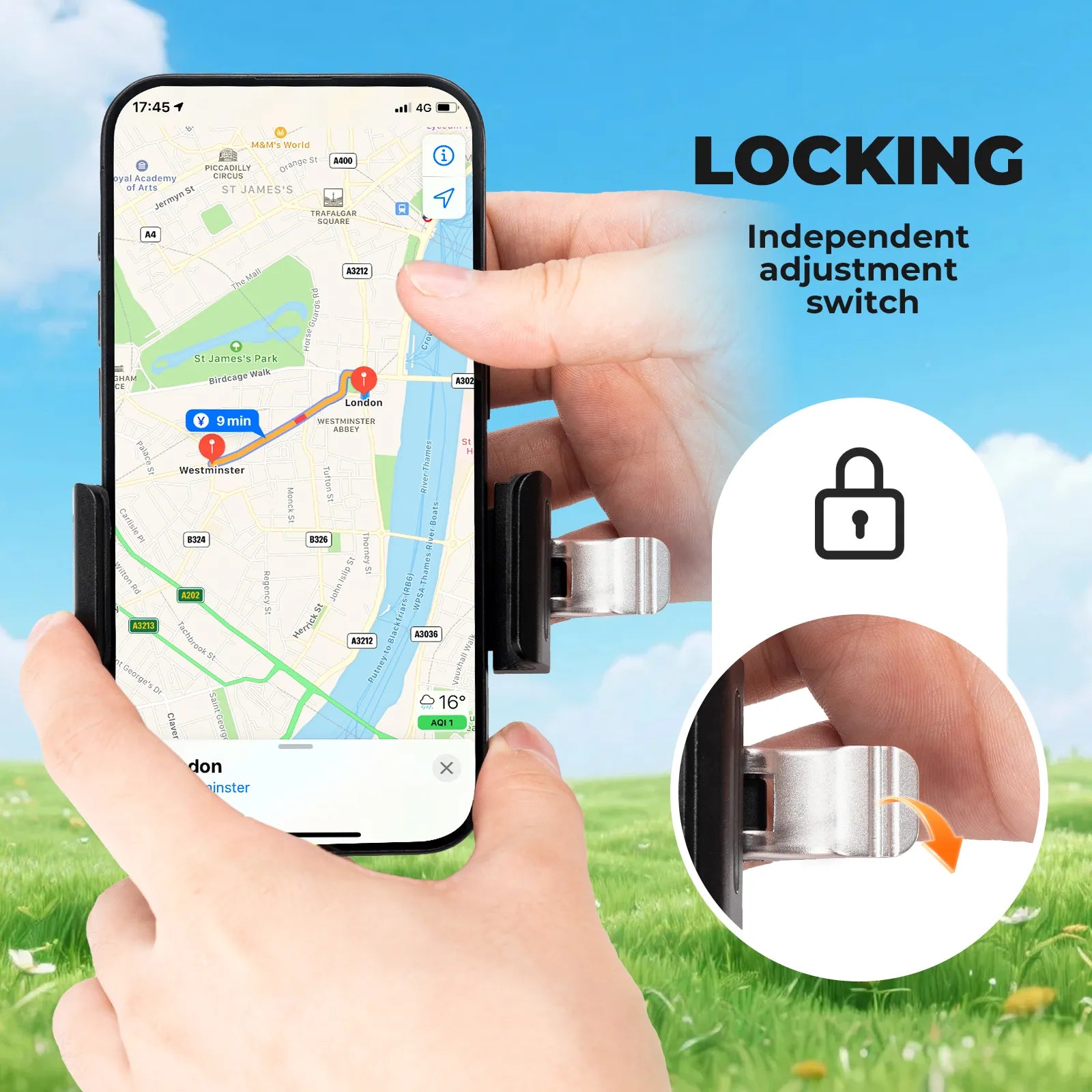 Lightweight Quick-Release Phone Mount - OVERLANDERS Outfitter