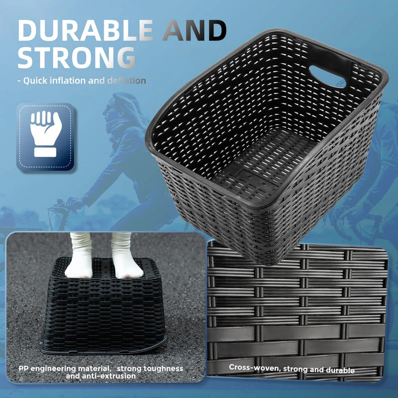 Lightweight Rear Rack Cargo Basket - 30L - OVERLANDERS Outfitter