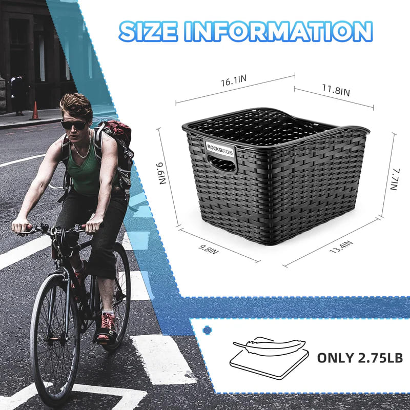 Lightweight Rear Rack Cargo Basket - 30L - OVERLANDERS Outfitter
