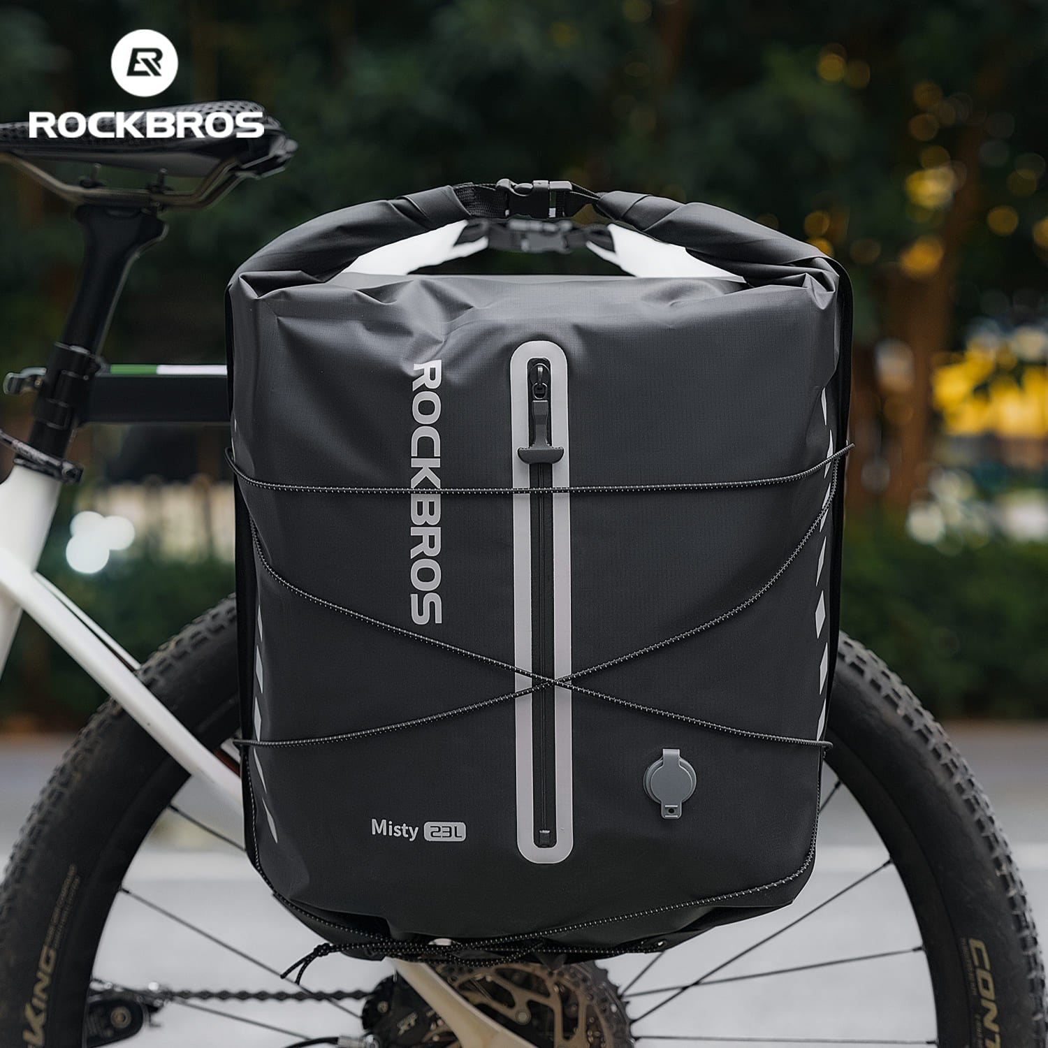 Lightweight Waterproof Bike Rear Rack Bag-23L - OVERLANDERS Outfitter