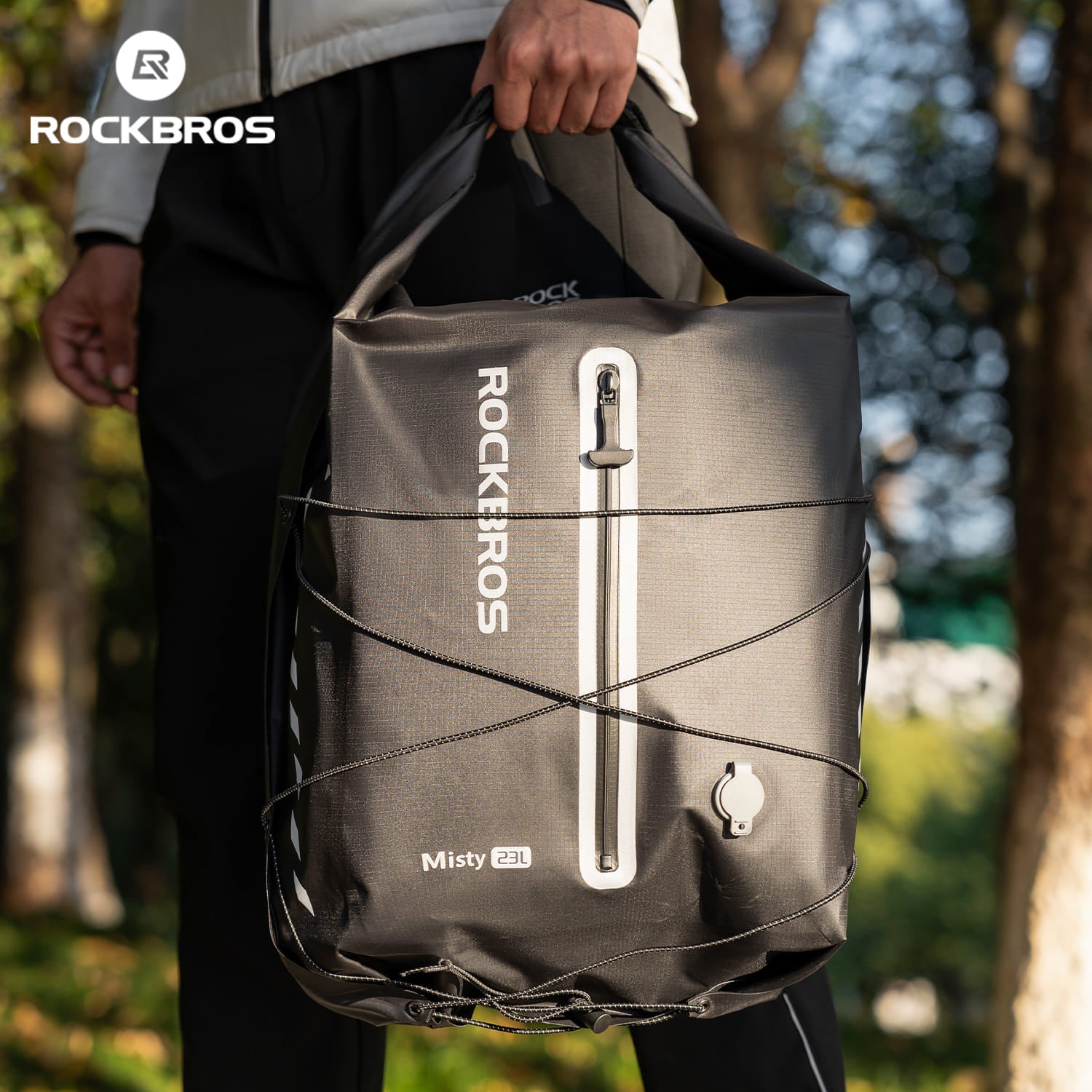 Lightweight Waterproof Bike Rear Rack Bag-23L - OVERLANDERS Outfitter