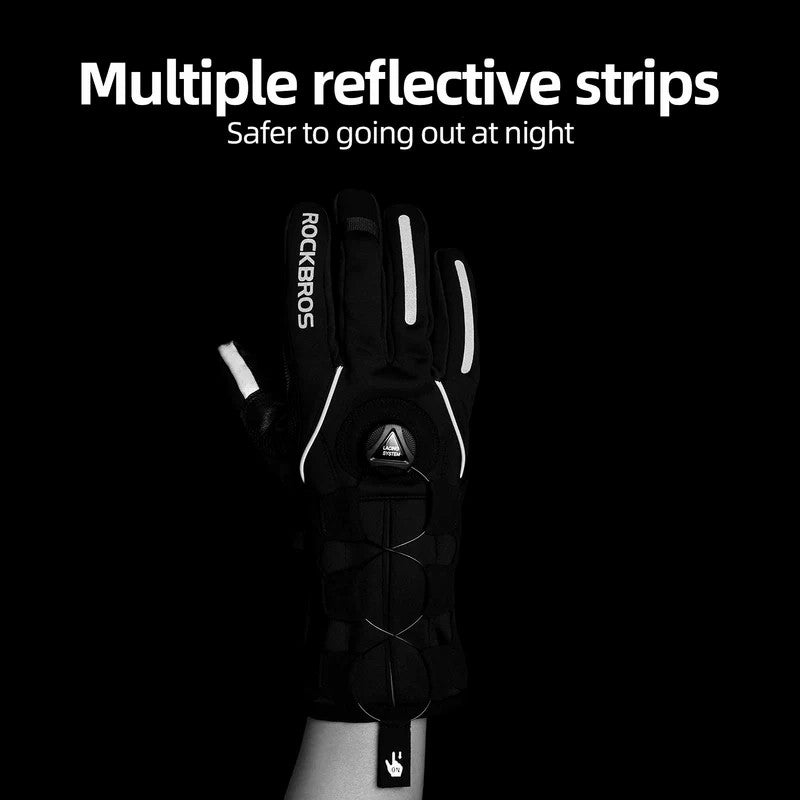 Long Finger Gloves with Fleece Lining & Lock Clip - OVERLANDERS Outfitter