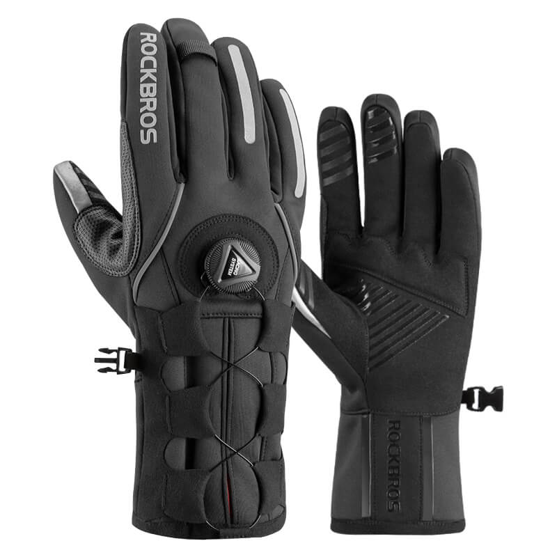 Long Finger Gloves with Fleece Lining & Lock Clip - OVERLANDERS Outfitter