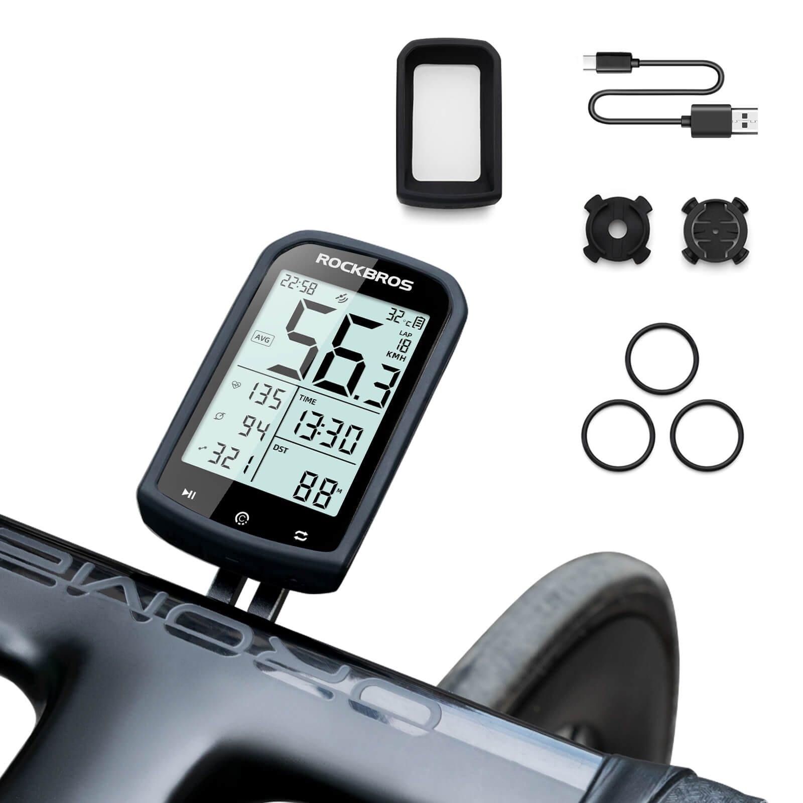 ROCKBROS M1 Smart Bike GPS Computer - OVERLANDERS Outfitter