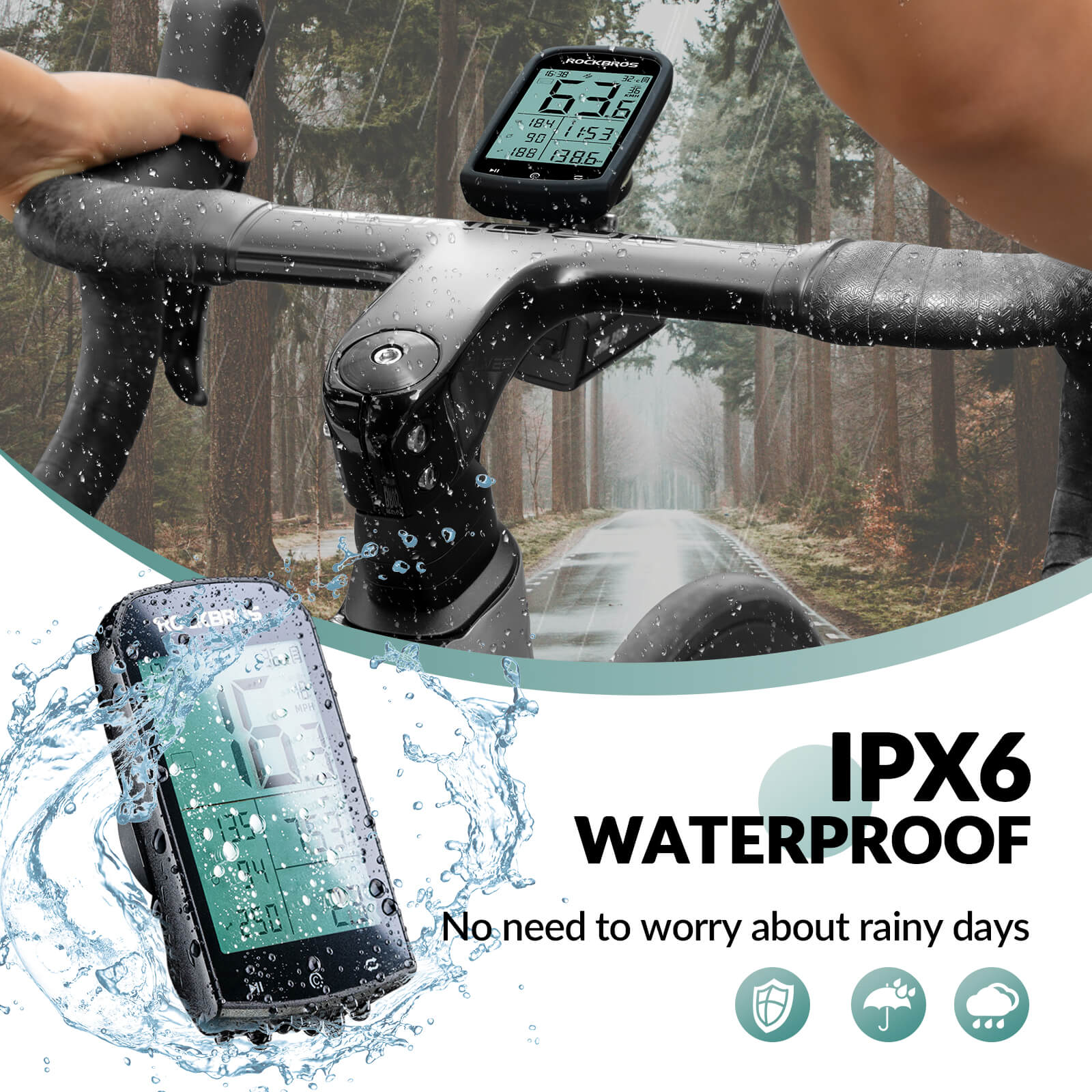ROCKBROS M1 Smart Bike GPS Computer - OVERLANDERS Outfitter