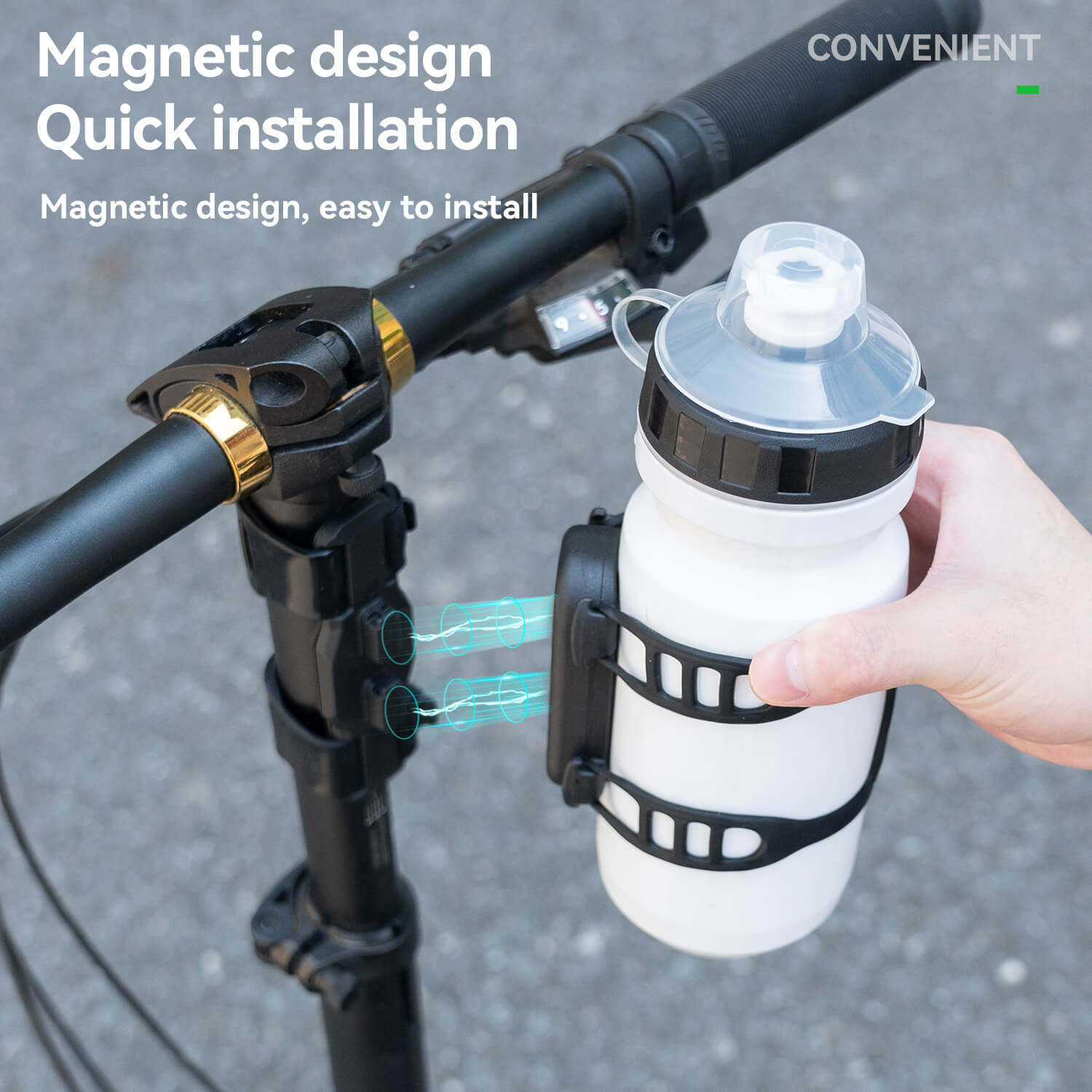 Magnetic Bike Water Bottle Holder - OVERLANDERS Outfitter
