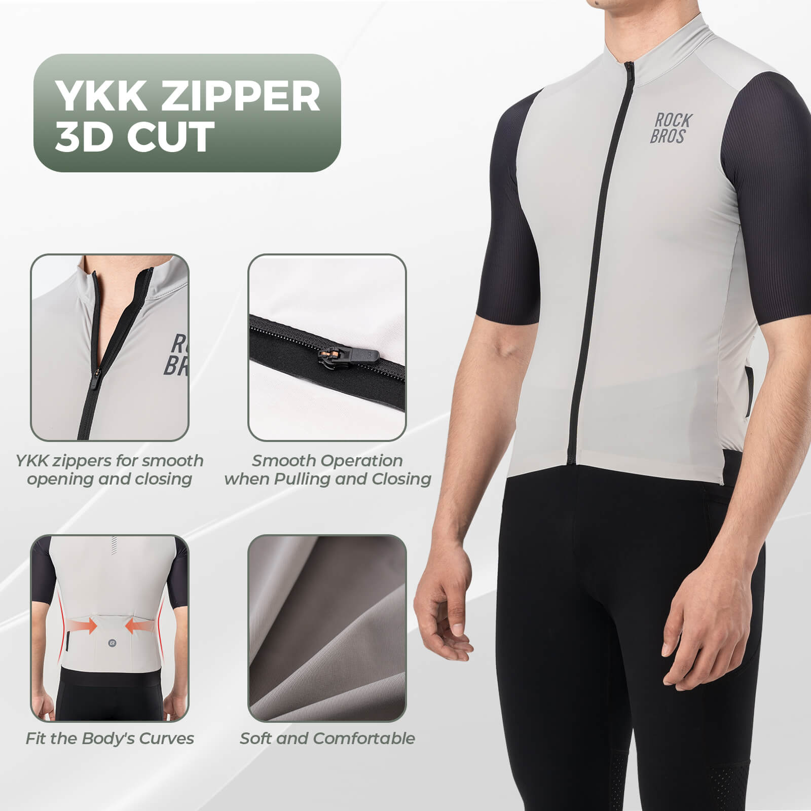 Men's Breathable Short-Sleeve Cycling Jersey - OVERLANDERS Outfitter