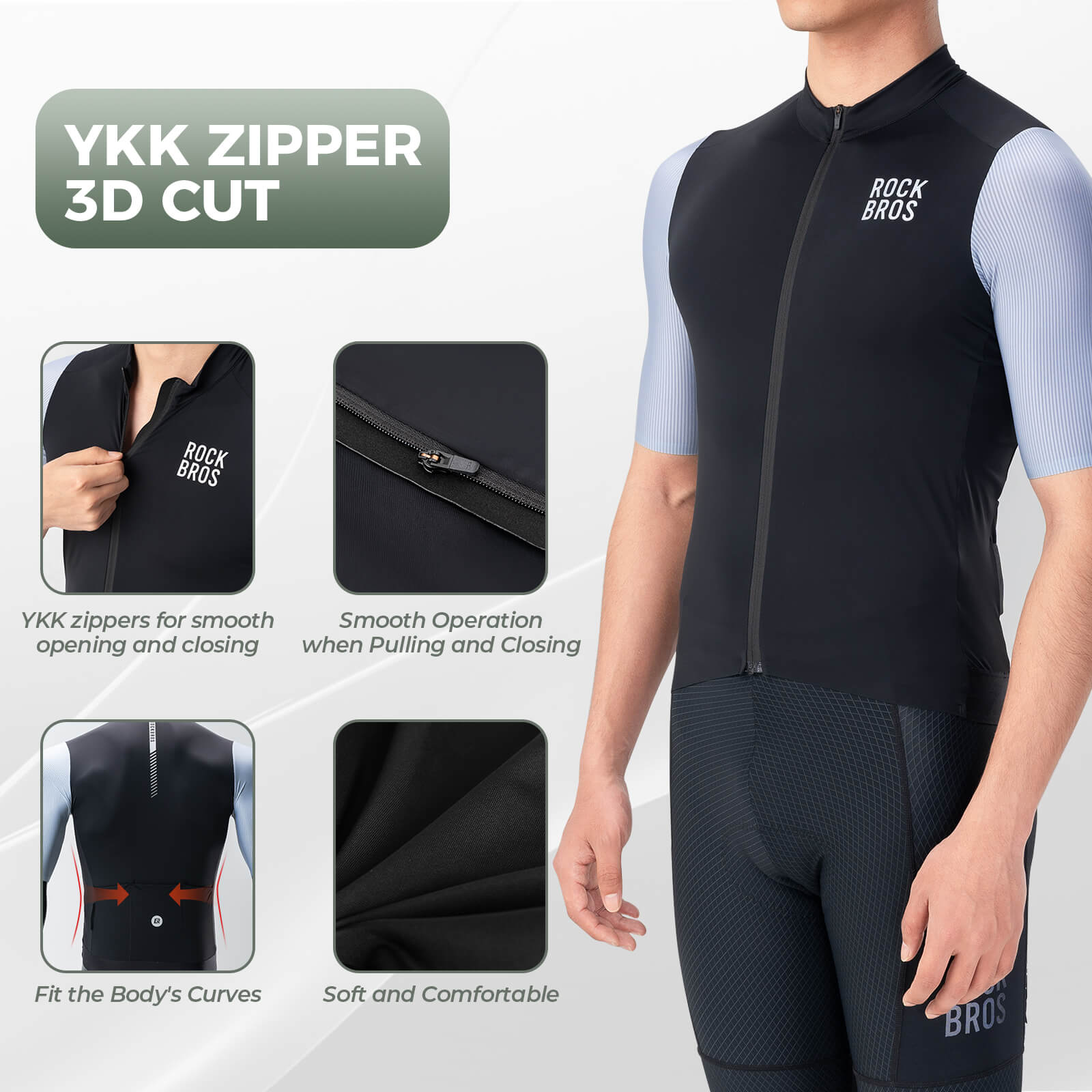 Men's Breathable Short-Sleeve Cycling Jersey - OVERLANDERS Outfitter