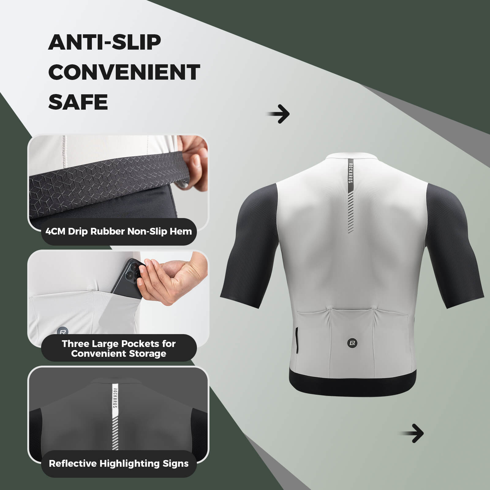 Men's Breathable Short-Sleeve Cycling Jersey - OVERLANDERS Outfitter