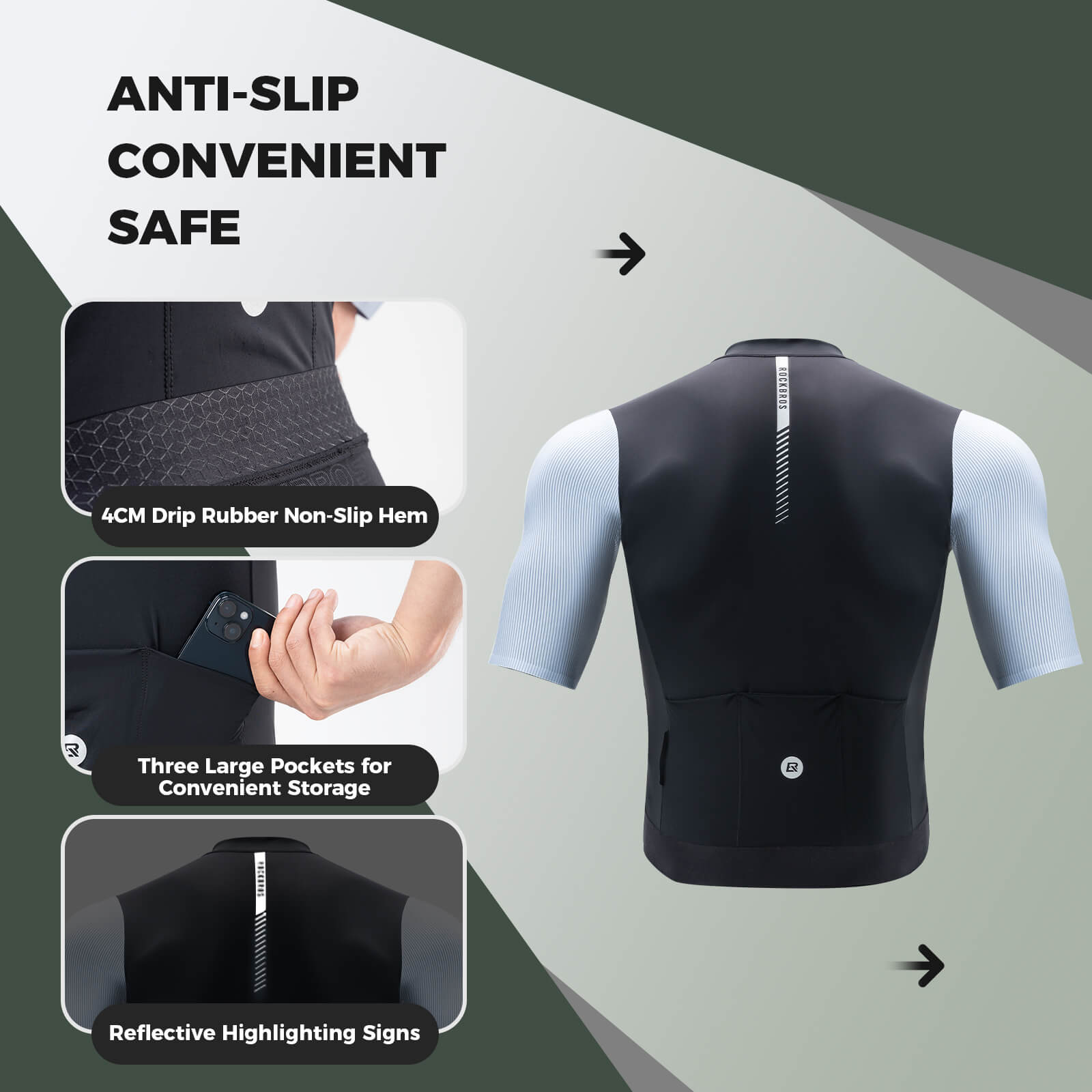 Men's Breathable Short-Sleeve Cycling Jersey - OVERLANDERS Outfitter