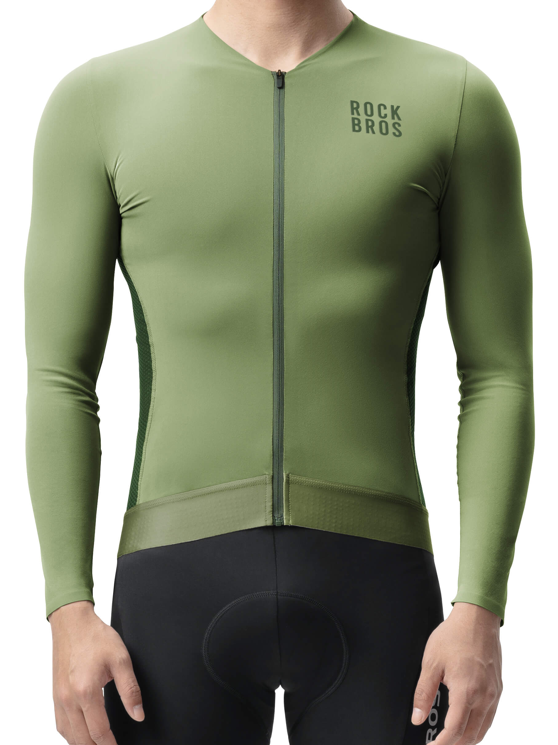Men's Colorblock Long-Sleeve Cycling Jersey - OVERLANDERS Outfitter
