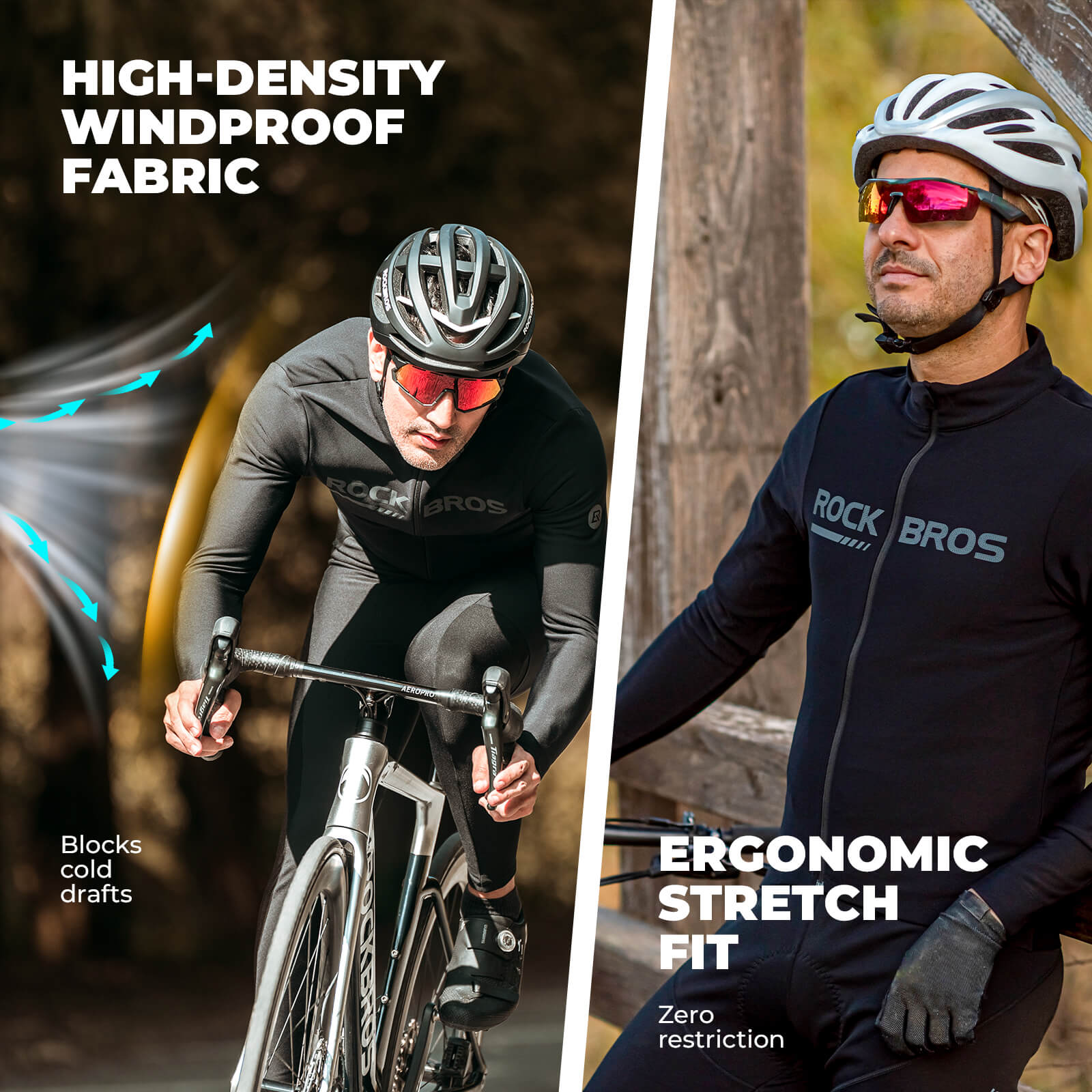 Men's Long-Sleeve Thermal Cycling Jersey - OVERLANDERS Outfitter
