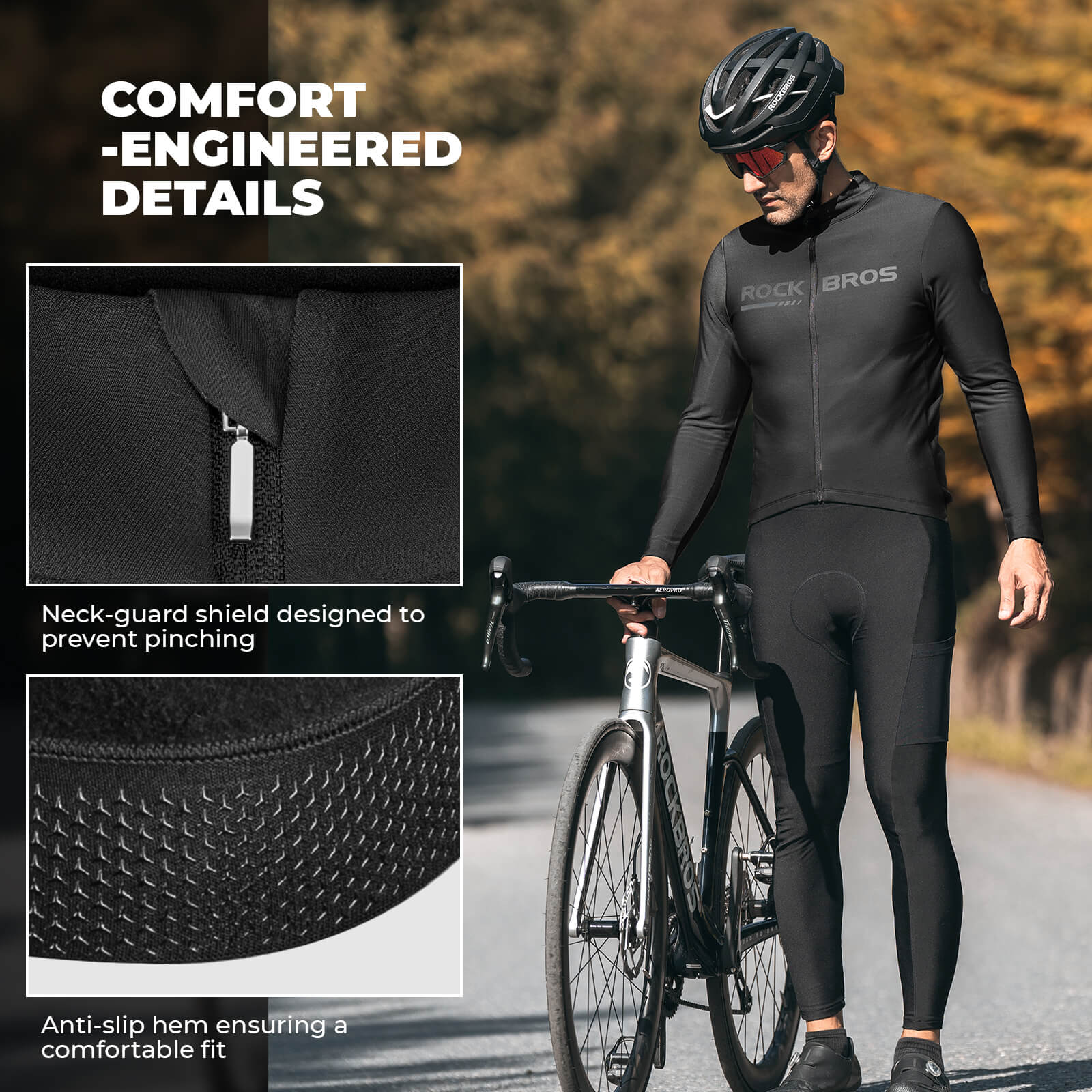 Men's Long-Sleeve Thermal Cycling Jersey - OVERLANDERS Outfitter