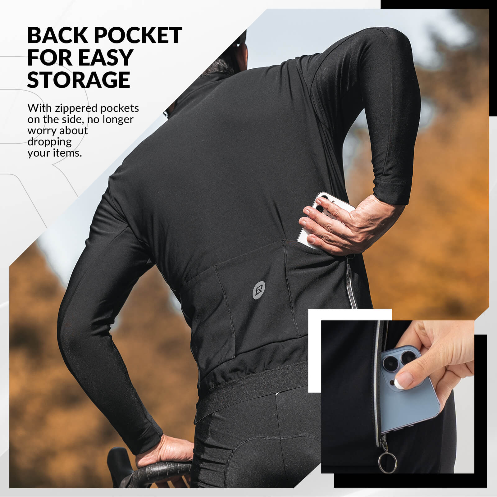 Men's Long-Sleeve Thermal Cycling Jersey - OVERLANDERS Outfitter