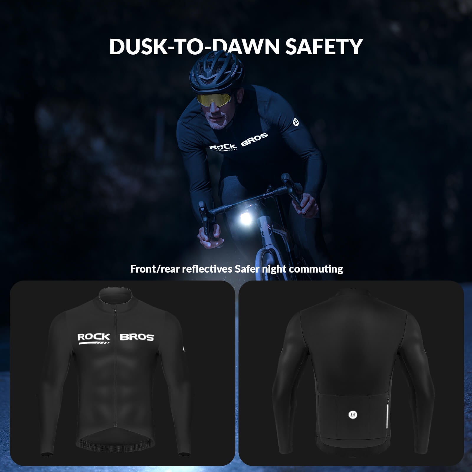 Men's Long-Sleeve Thermal Cycling Jersey - OVERLANDERS Outfitter