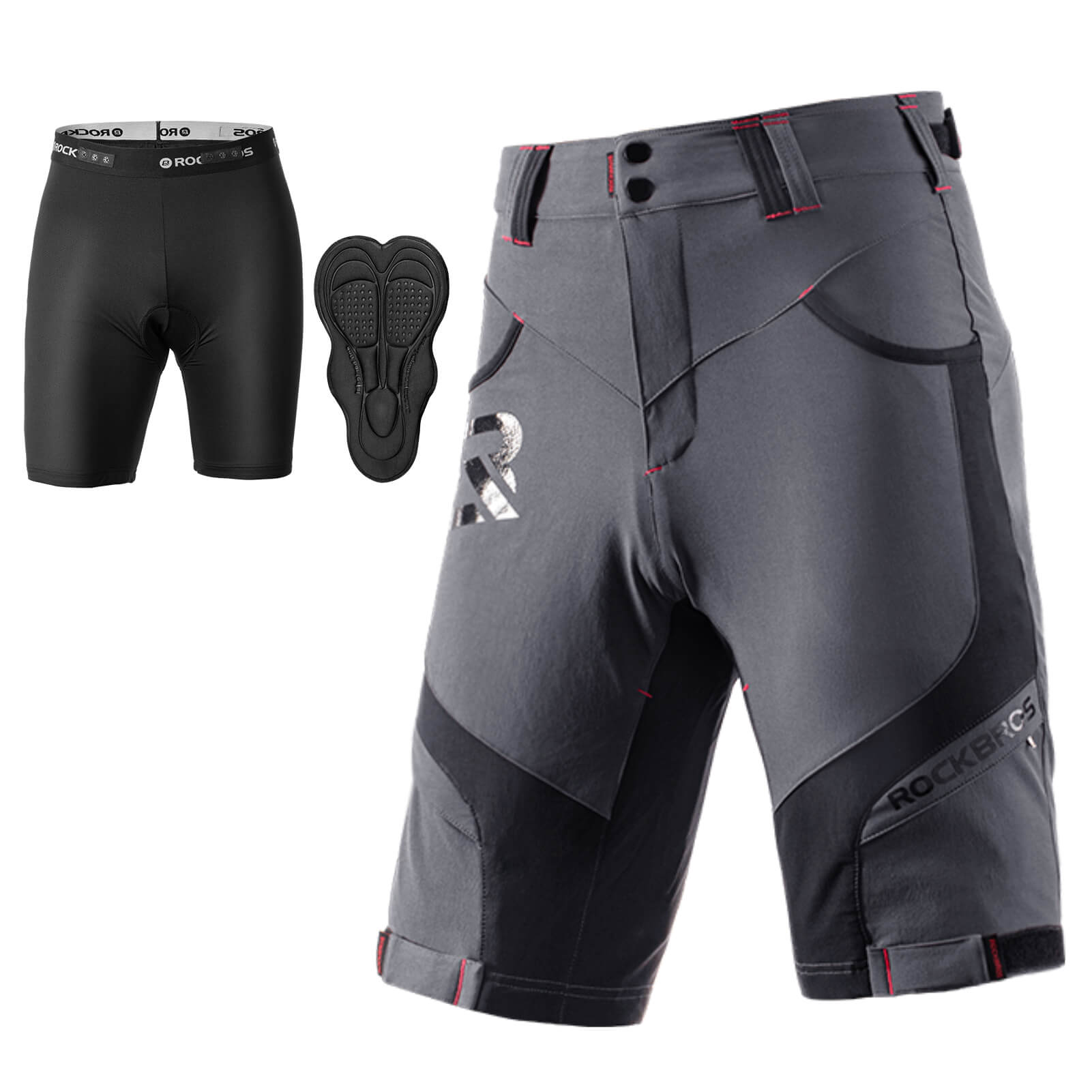 Men's MTB Shorts with Detachable 4D Padded Liner - OVERLANDERS Outfitter