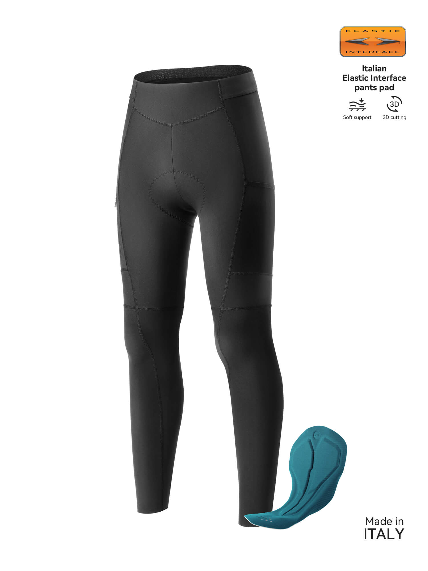 Men's ROAD-TO-SKY Cycling Tights with Elastic Interface® Pad - OVERLANDERS Outfitter