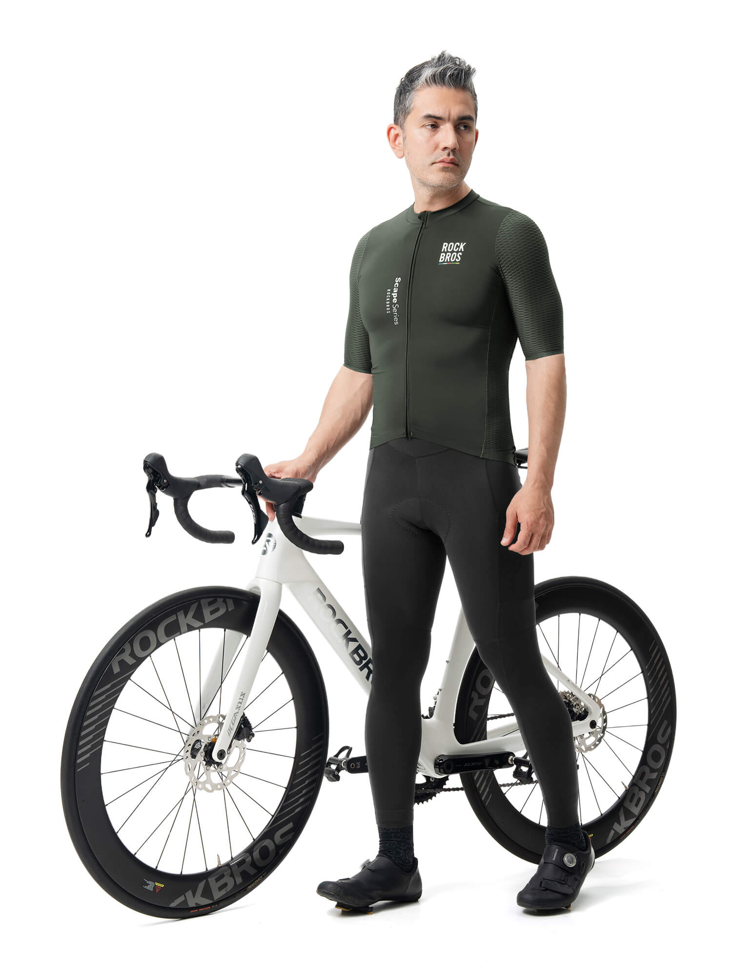 Men's ROAD-TO-SKY Cycling Tights with Elastic Interface® Pad - OVERLANDERS Outfitter