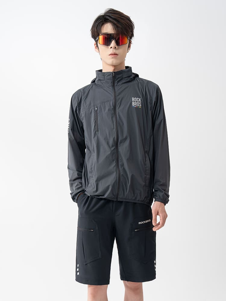 Men's ROAD-TO-SKY Lightweight Cycling Windbreaker - OVERLANDERS Outfitter