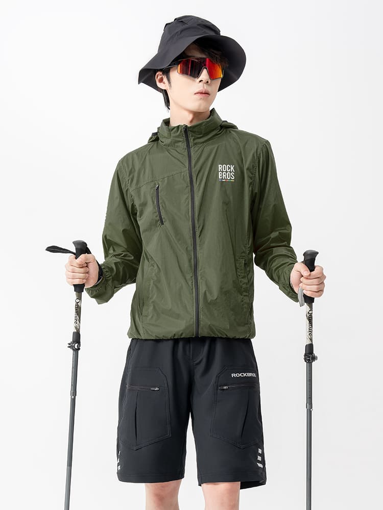 Men's ROAD-TO-SKY Lightweight Cycling Windbreaker - OVERLANDERS Outfitter