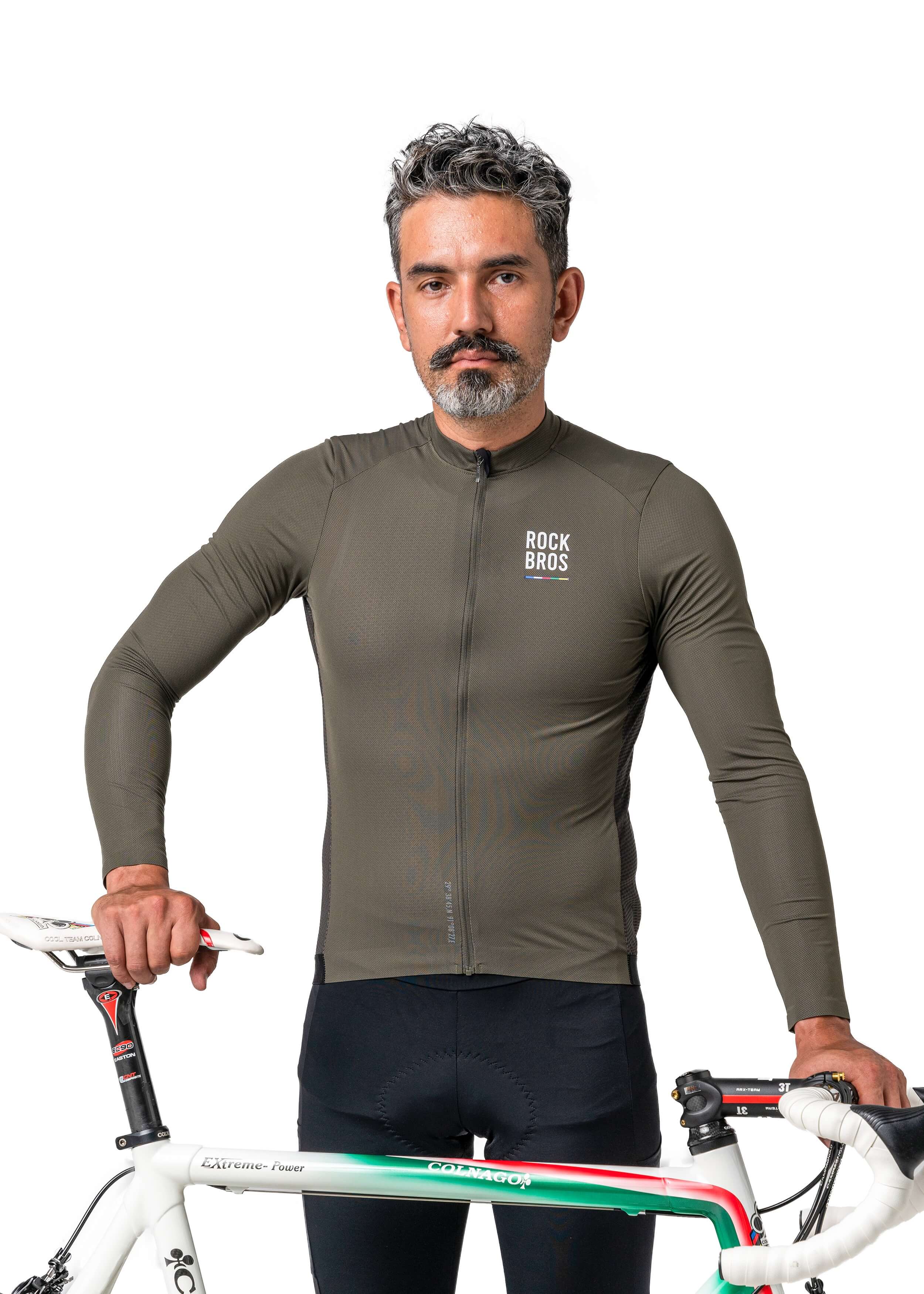 Men's ROAD TO SKY Long-Sleeve Cycling Jersey - OVERLANDERS Outfitter