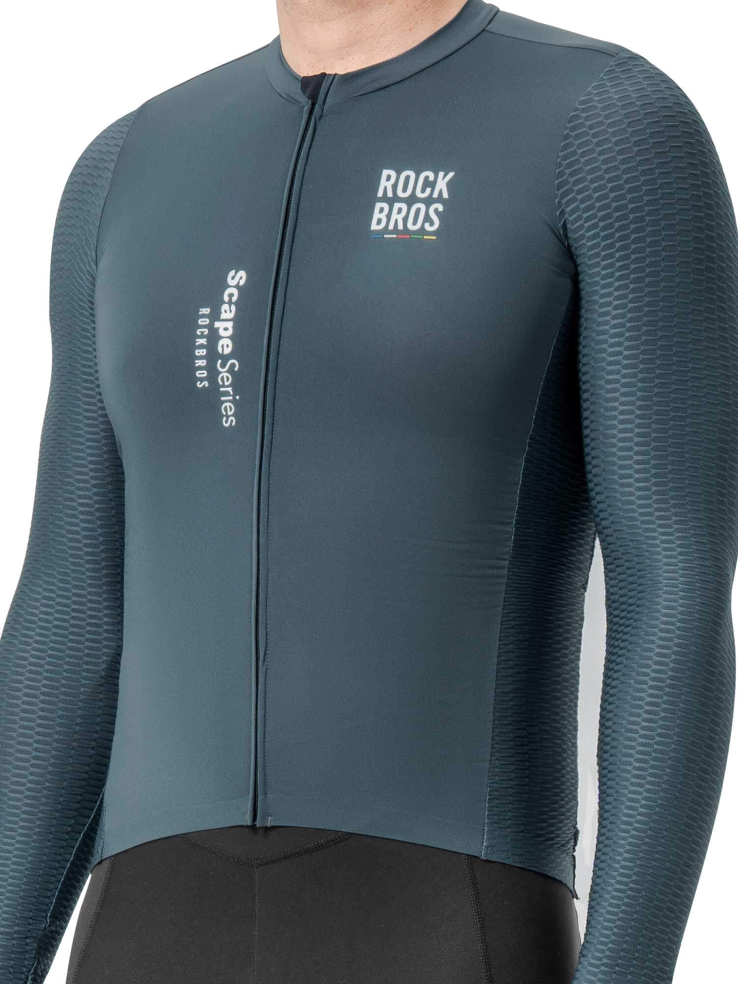 Men's ROAD-TO-SKY Quick-Dry Long-Sleeve Cycling Jersey - OVERLANDERS Outfitter