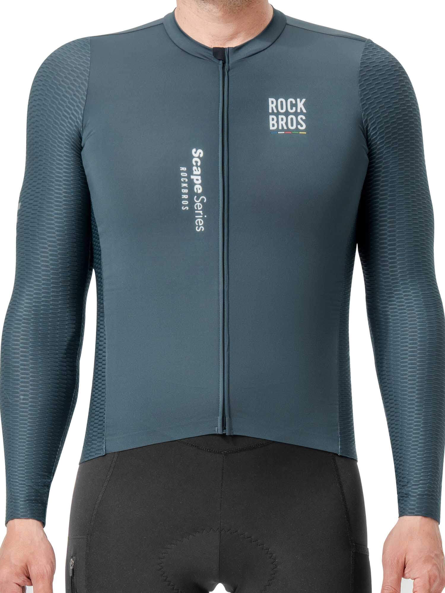 Men's ROAD-TO-SKY Quick-Dry Long-Sleeve Cycling Jersey - OVERLANDERS Outfitter