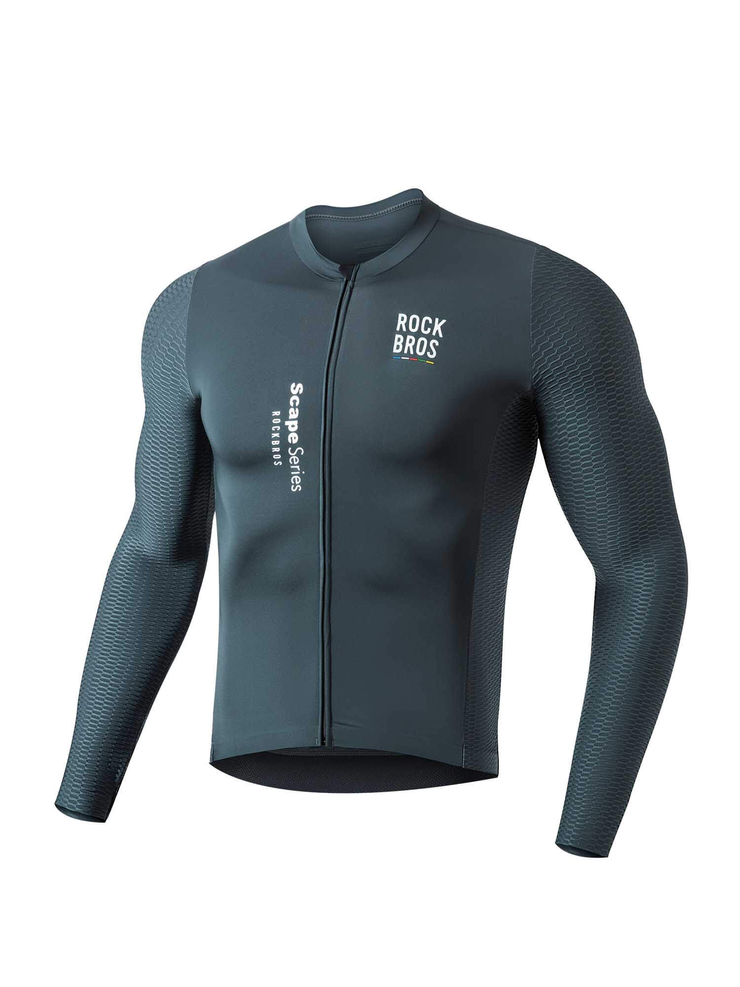 Men's ROAD-TO-SKY Quick-Dry Long-Sleeve Cycling Jersey - OVERLANDERS Outfitter