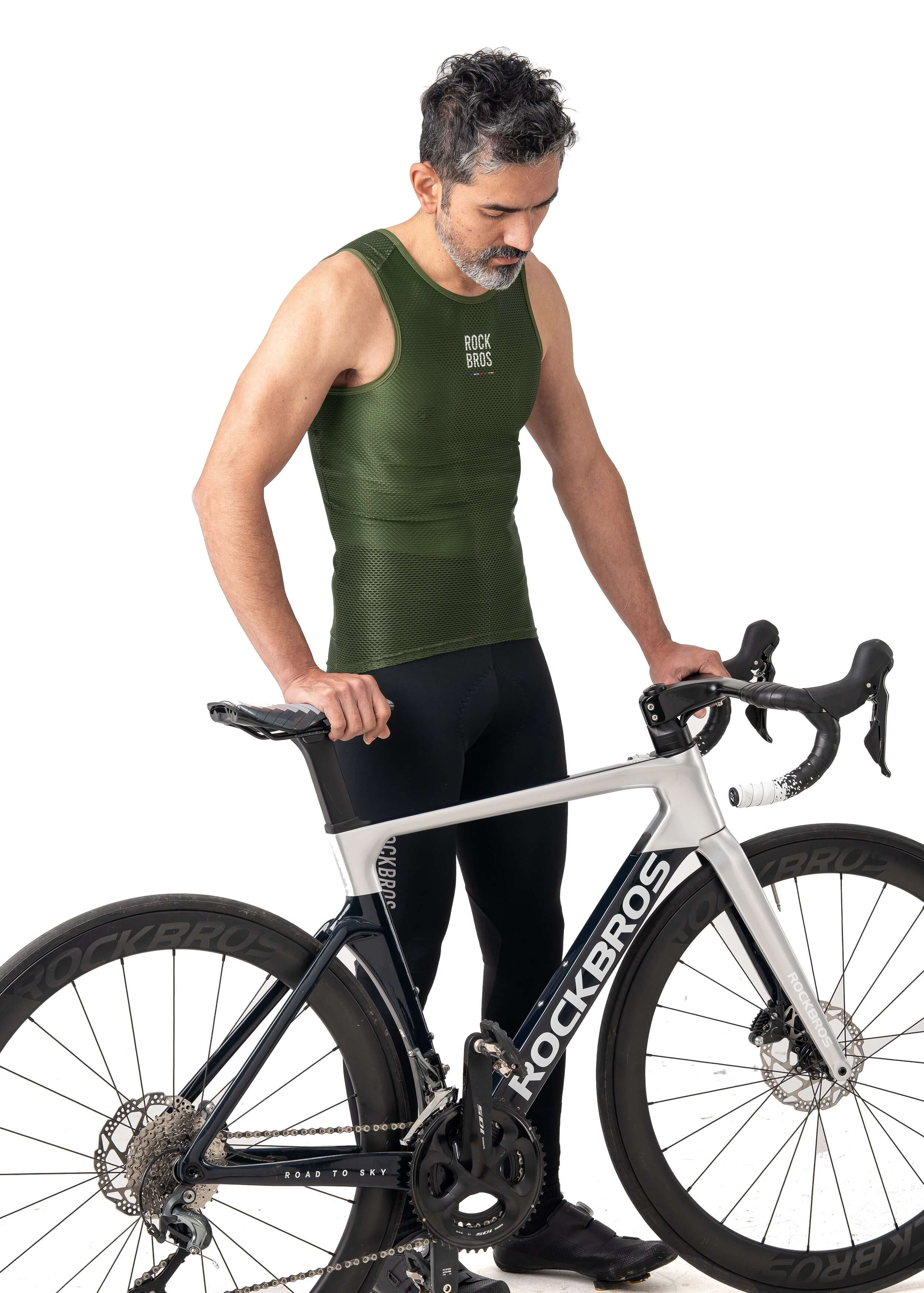 Men's ROAD TO SKY Sleeveless Cycling Base Layer - OVERLANDERS Outfitter