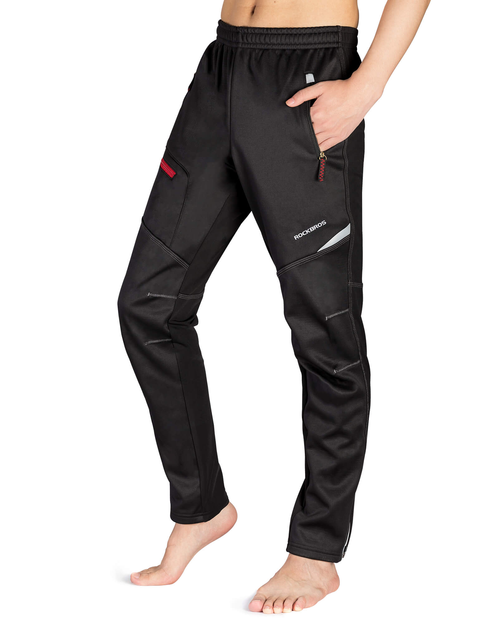 Men's Thermal Fleece Windproof Cycling Pants - OVERLANDERS Outfitter