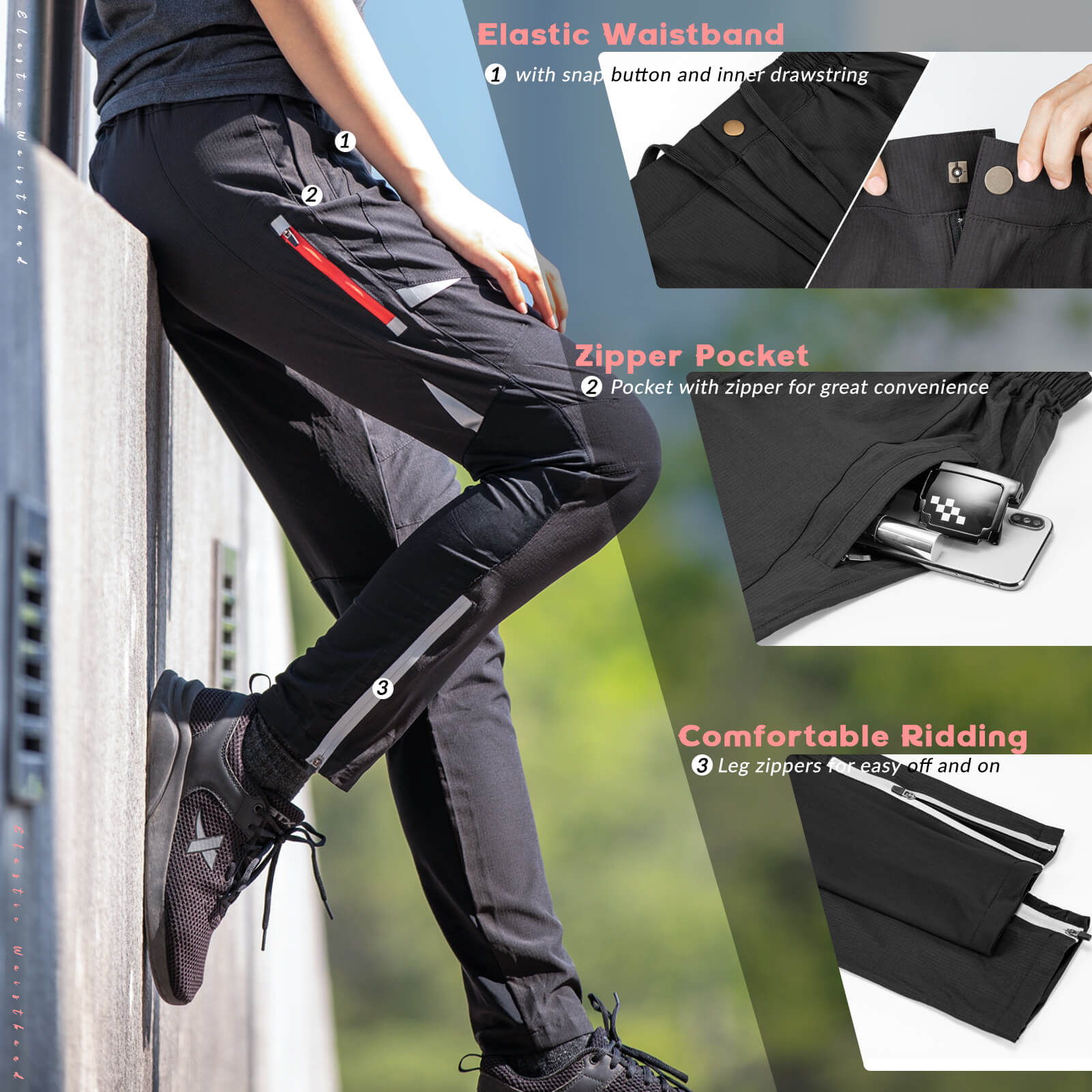 Men’s Breathable Cycling Pants High Stretch - OVERLANDERS Outfitter