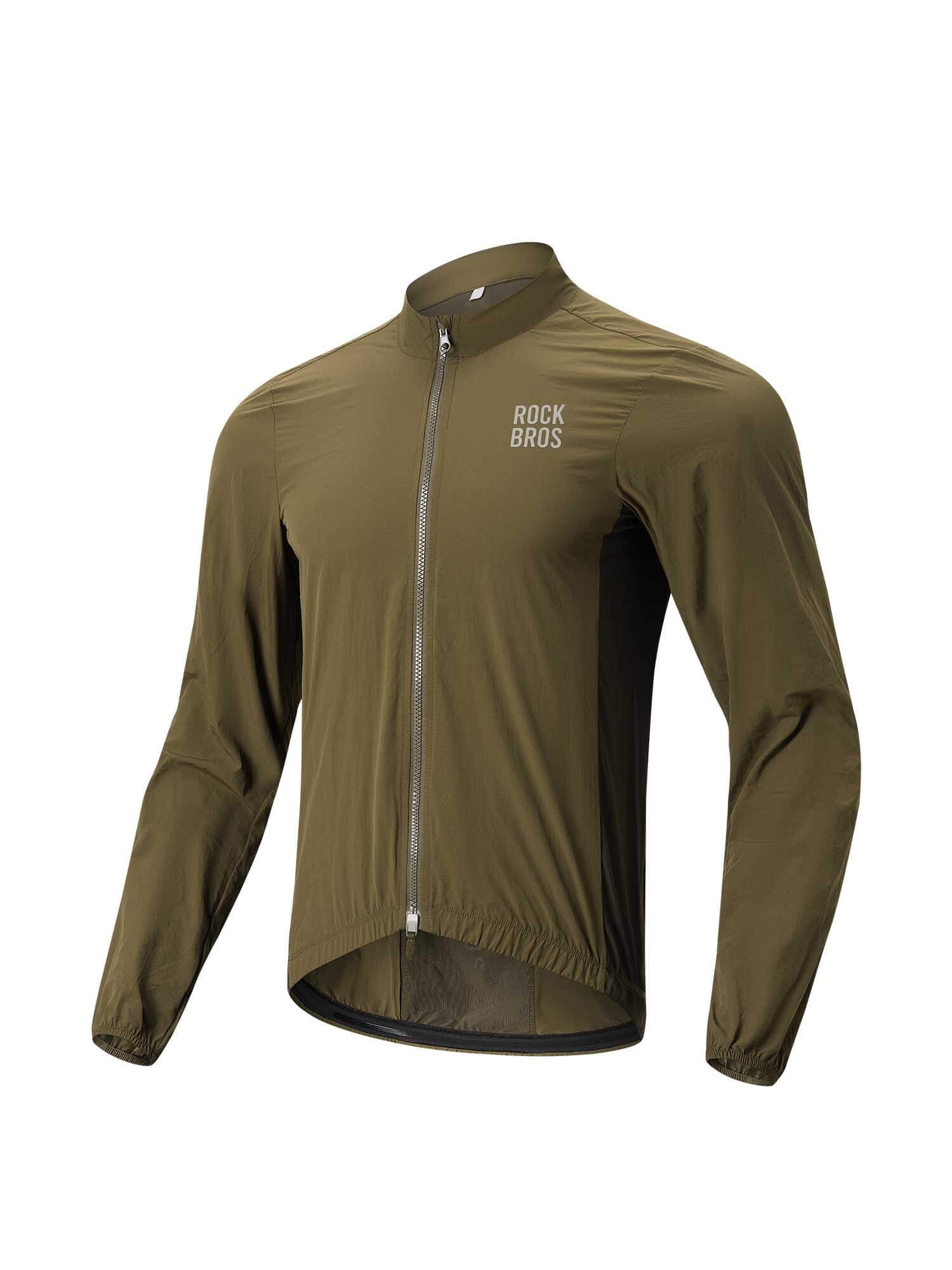 Men's Windproof Cycling Jacket Foldable Bike Windbreaker - OVERLANDERS Outfitter