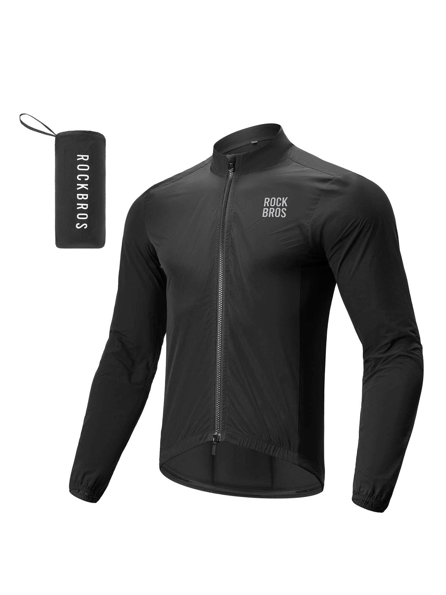 Men's Windproof Cycling Jacket Foldable Bike Windbreaker - OVERLANDERS Outfitter