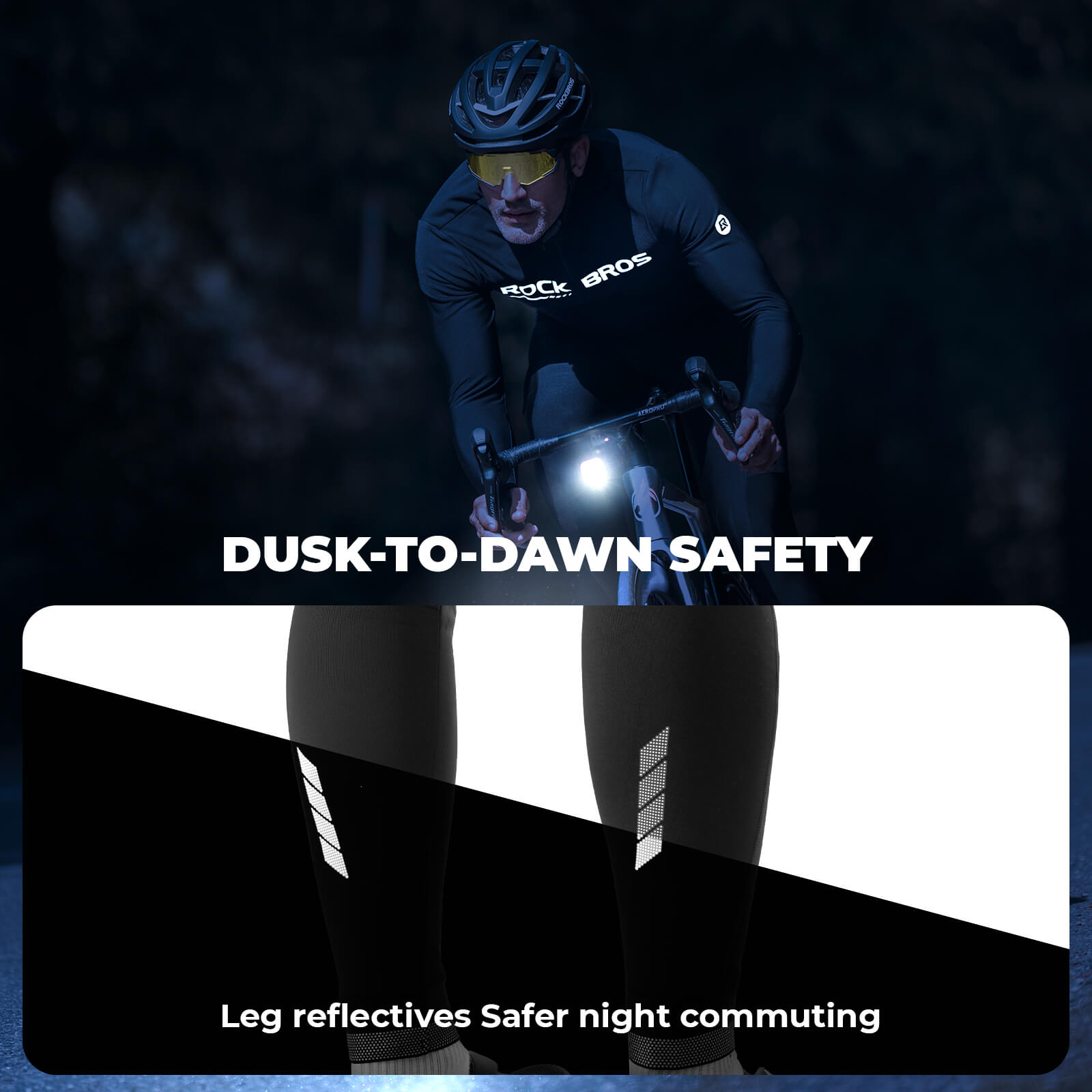 Men's Winter Cycling Tights with 4D Padded Seat - OVERLANDERS Outfitter