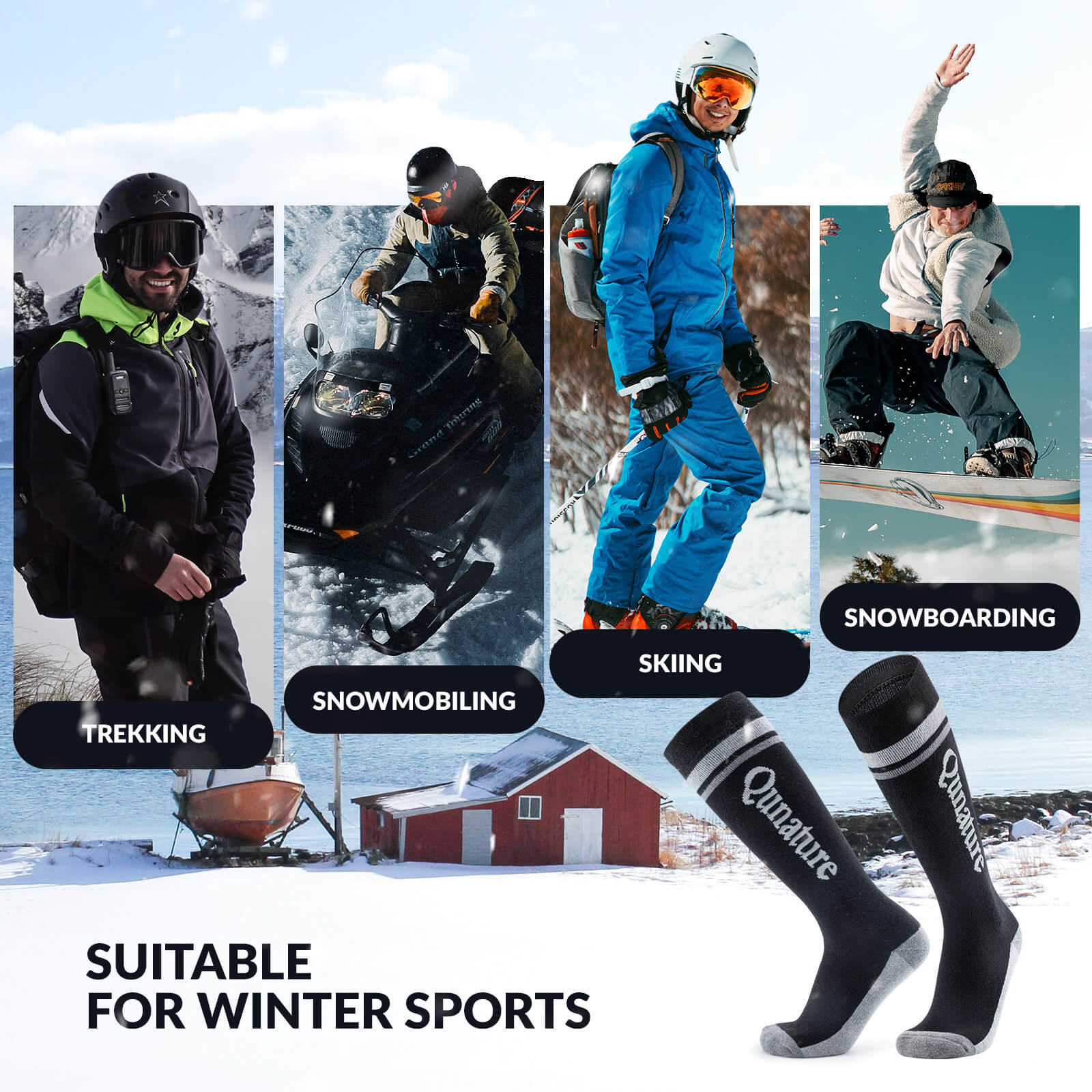 Merino Wool Ski Socks - OVERLANDERS Outfitter