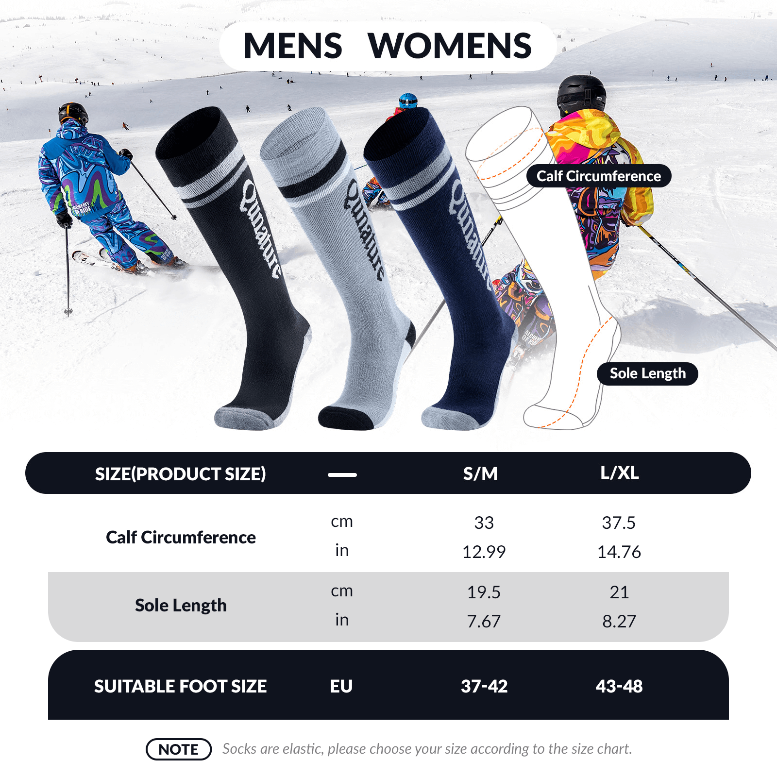Merino Wool Ski Socks - OVERLANDERS Outfitter