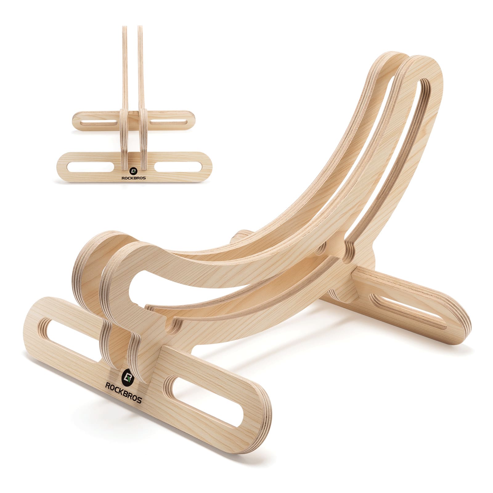 Minimalist Wooden Bike Stand - OVERLANDERS Outfitter