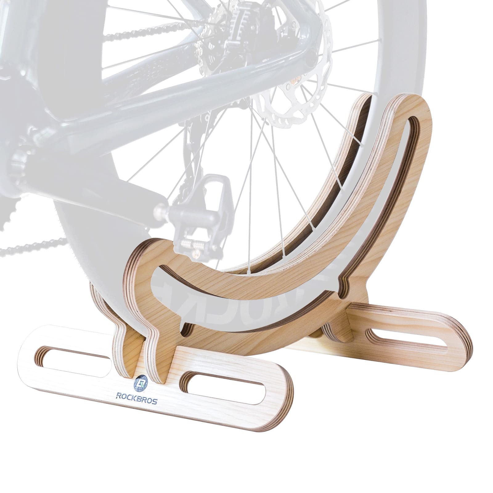 Minimalist Wooden Bike Stand - OVERLANDERS Outfitter