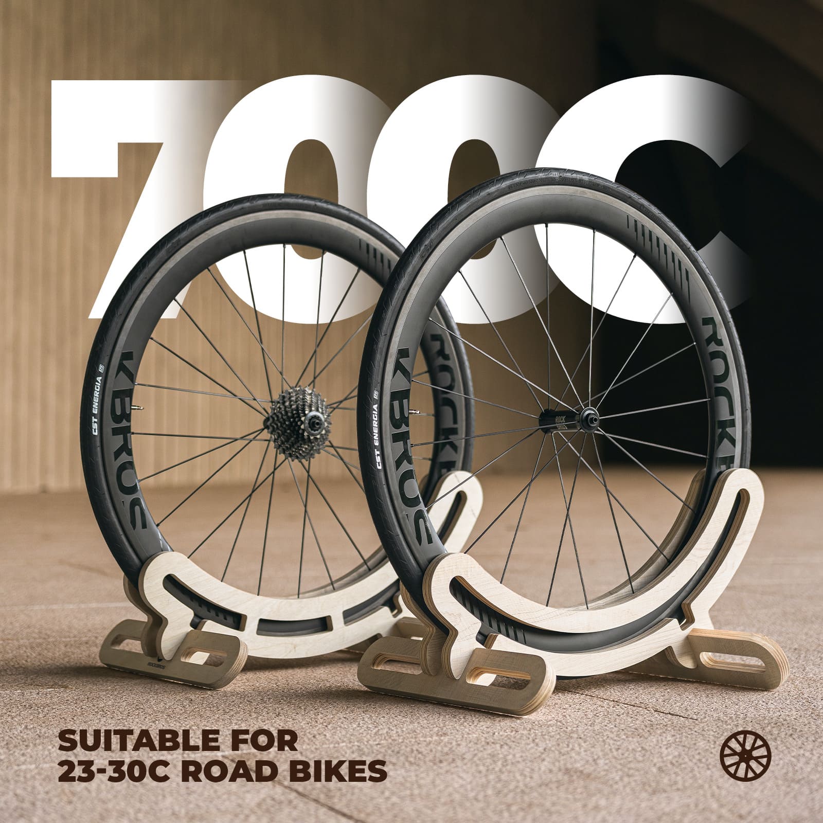 Minimalist Wooden Bike Stand - OVERLANDERS Outfitter