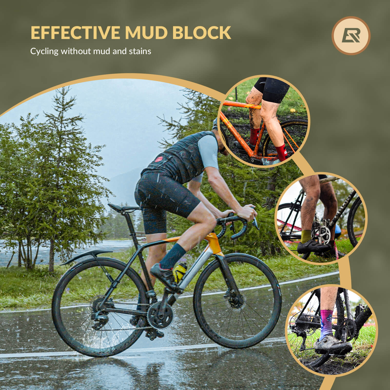 Adjustable Bike Fenders for Mountain Bikes - OVERLANDERS Outfitter