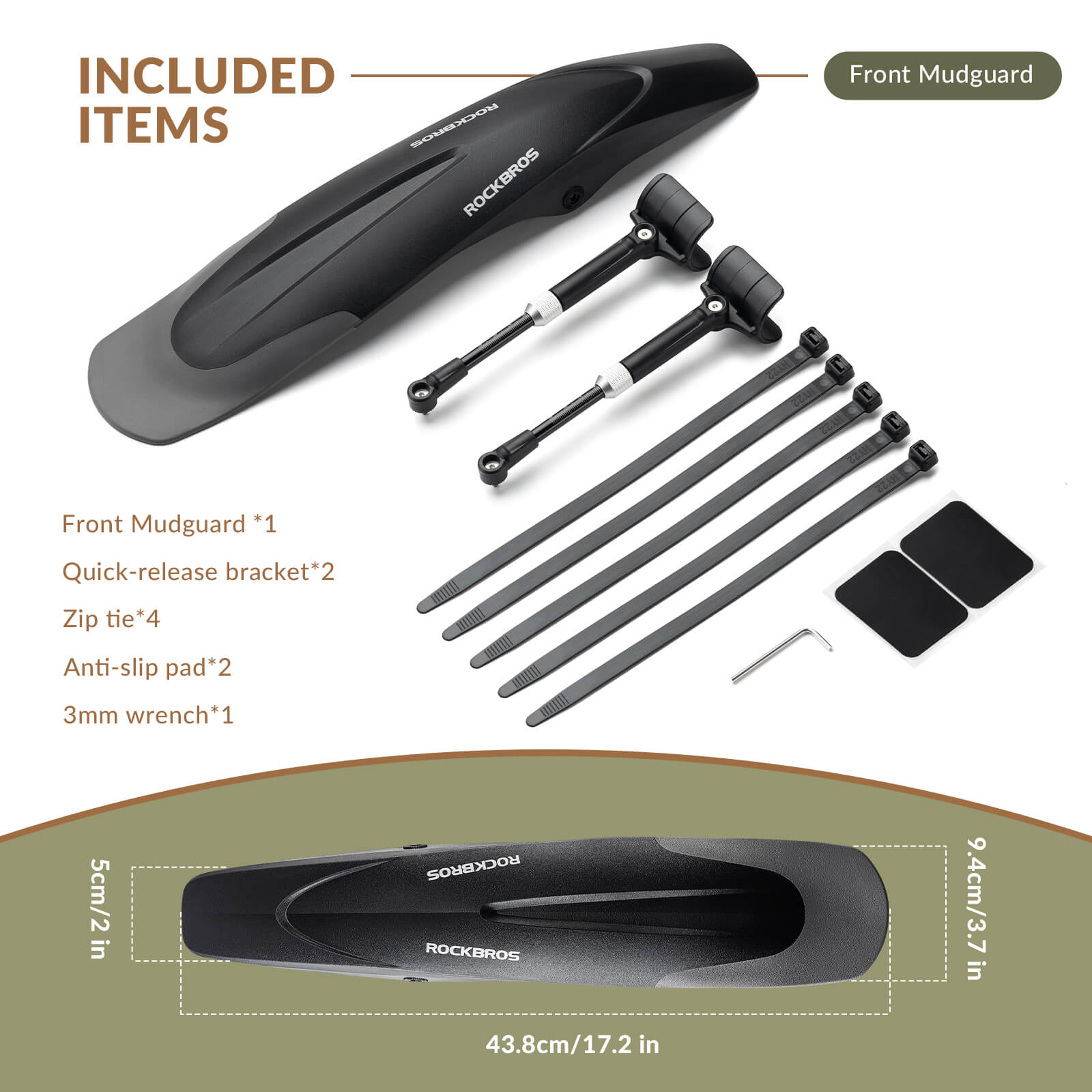 Adjustable Bike Fenders for Mountain Bikes - OVERLANDERS Outfitter