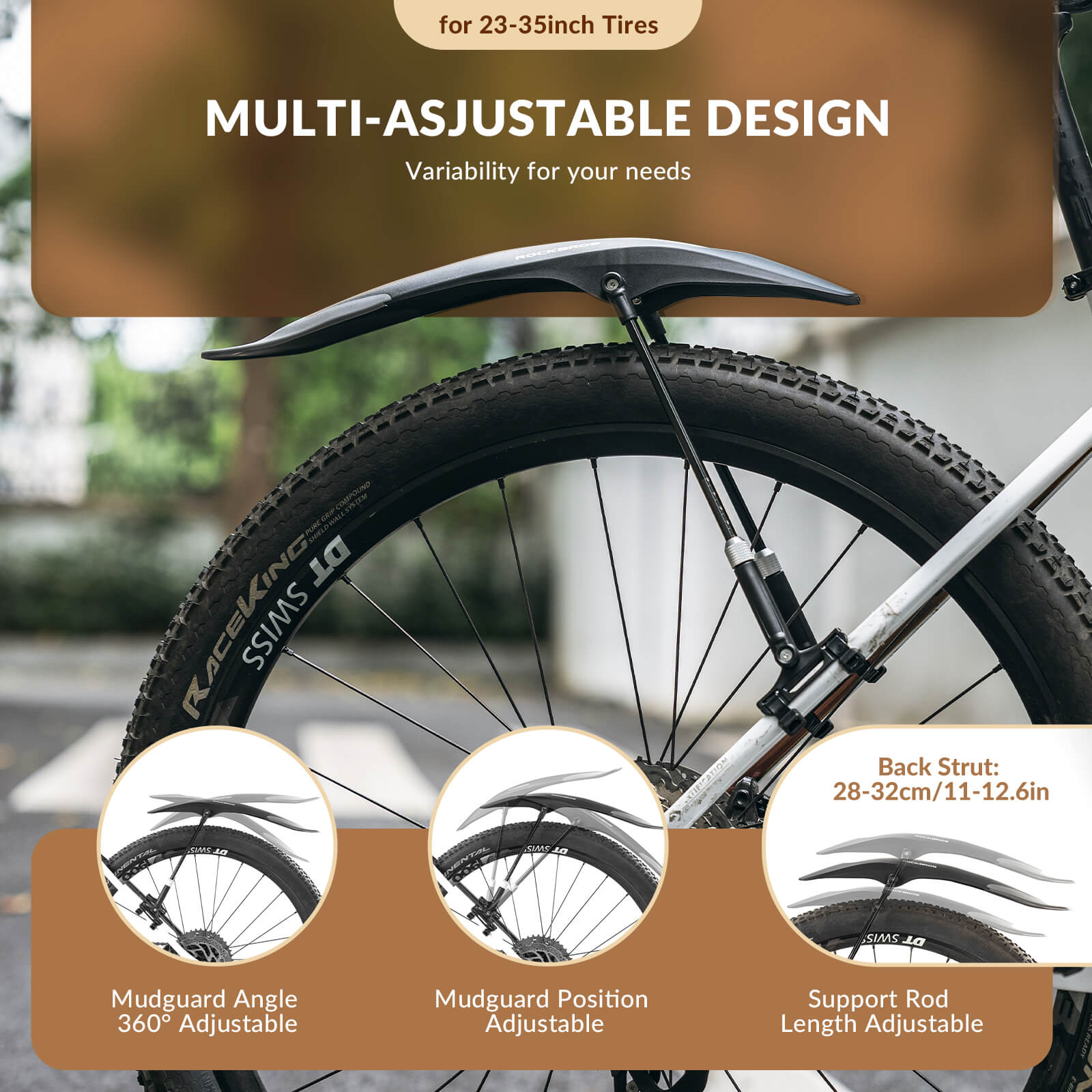 Adjustable Bike Fenders for Mountain Bikes - OVERLANDERS Outfitter