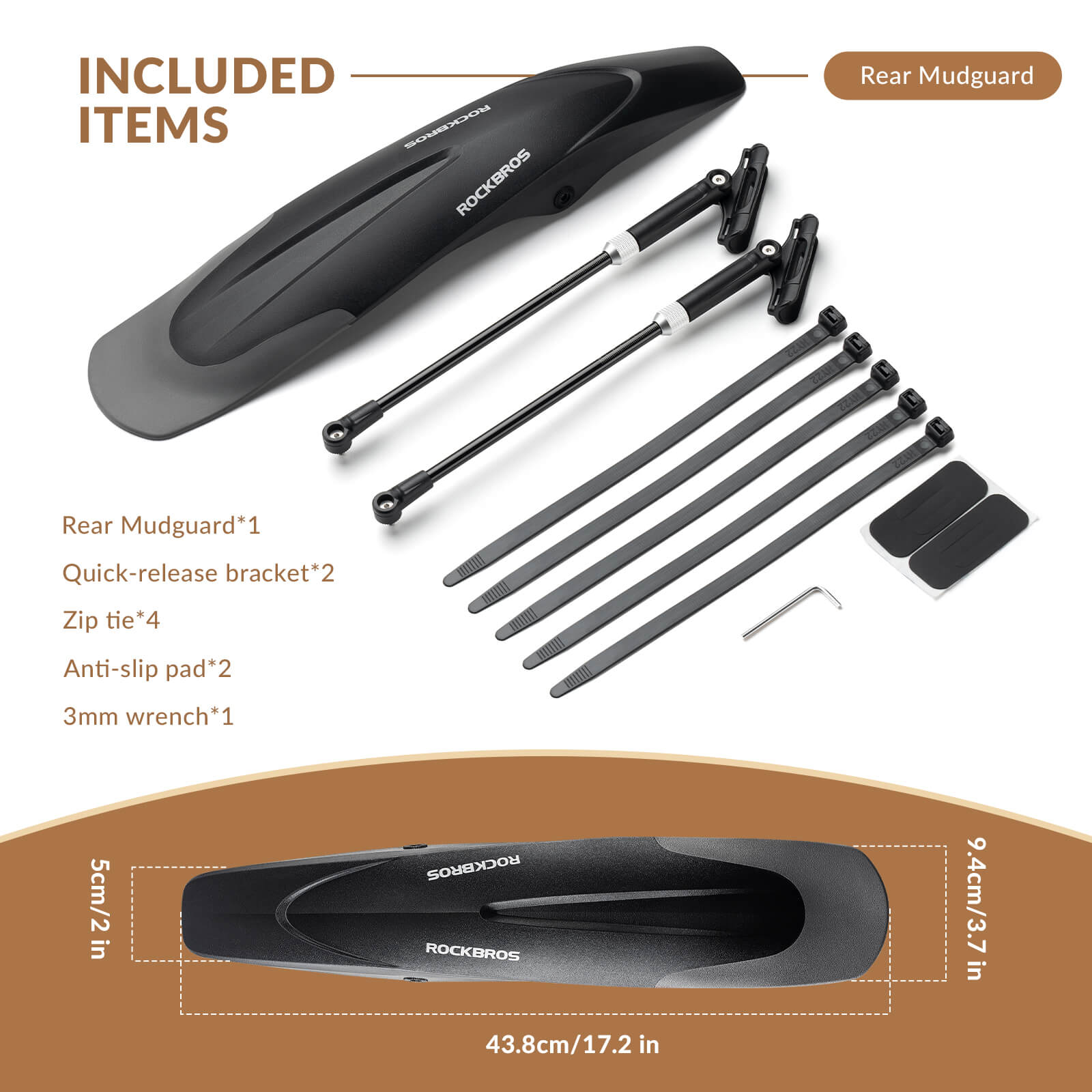 Adjustable Bike Fenders for Mountain Bikes - OVERLANDERS Outfitter