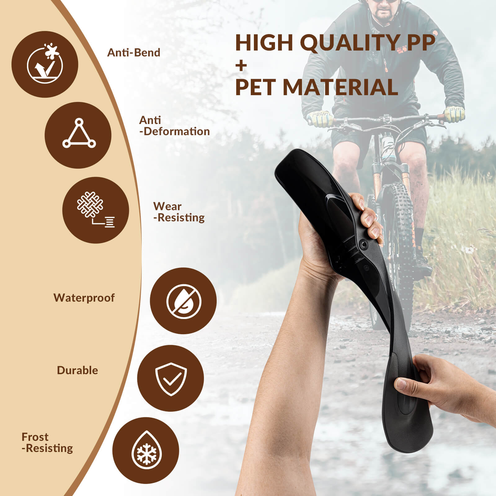Adjustable Bike Fenders for Mountain Bikes - OVERLANDERS Outfitter
