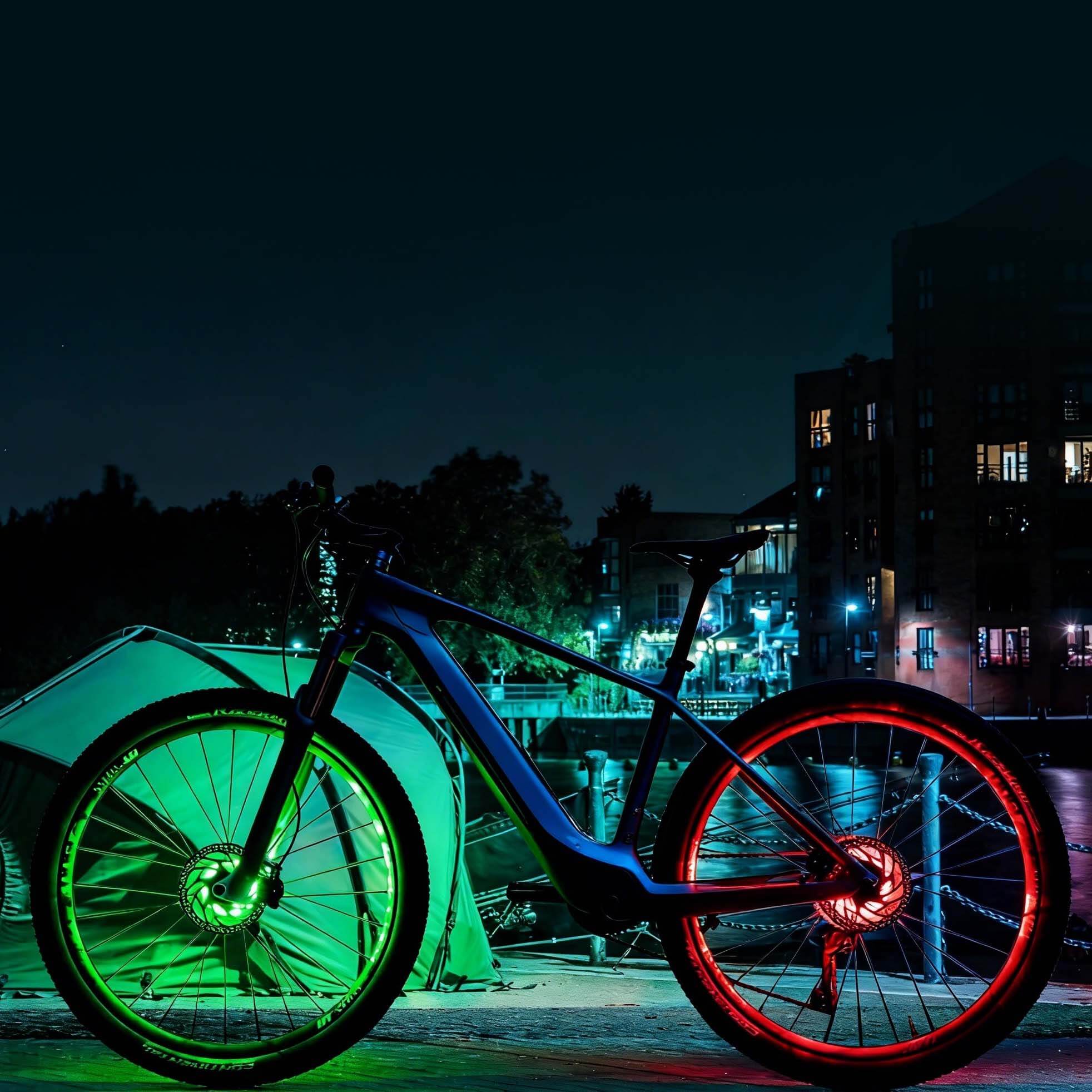 Multi Colored Bike Hub Light - OVERLANDERS Outfitter
