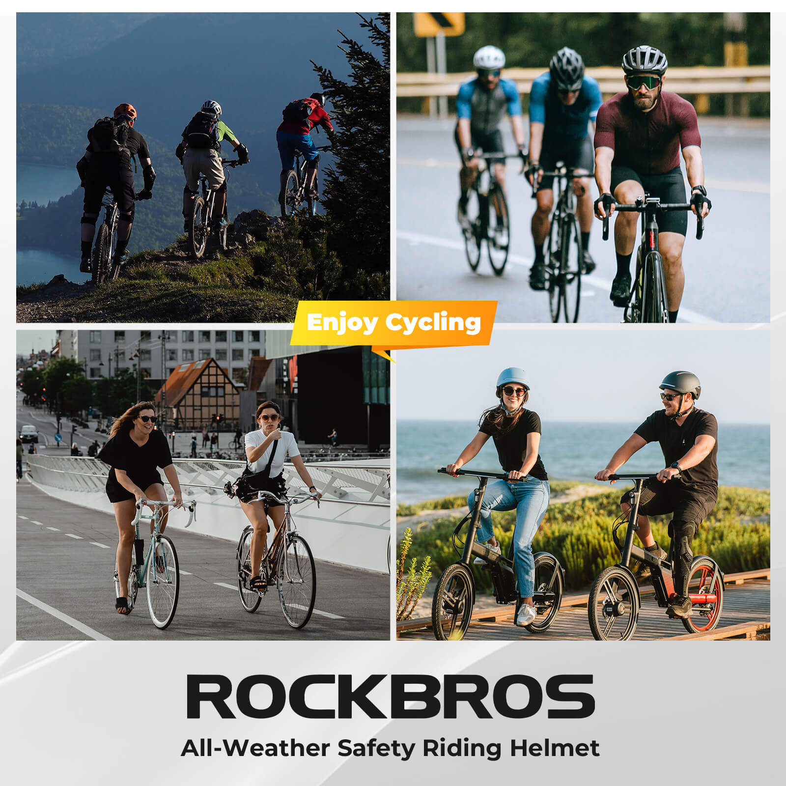 Hill Bike Helmet With Rear Light - OVERLANDERS Outfitter